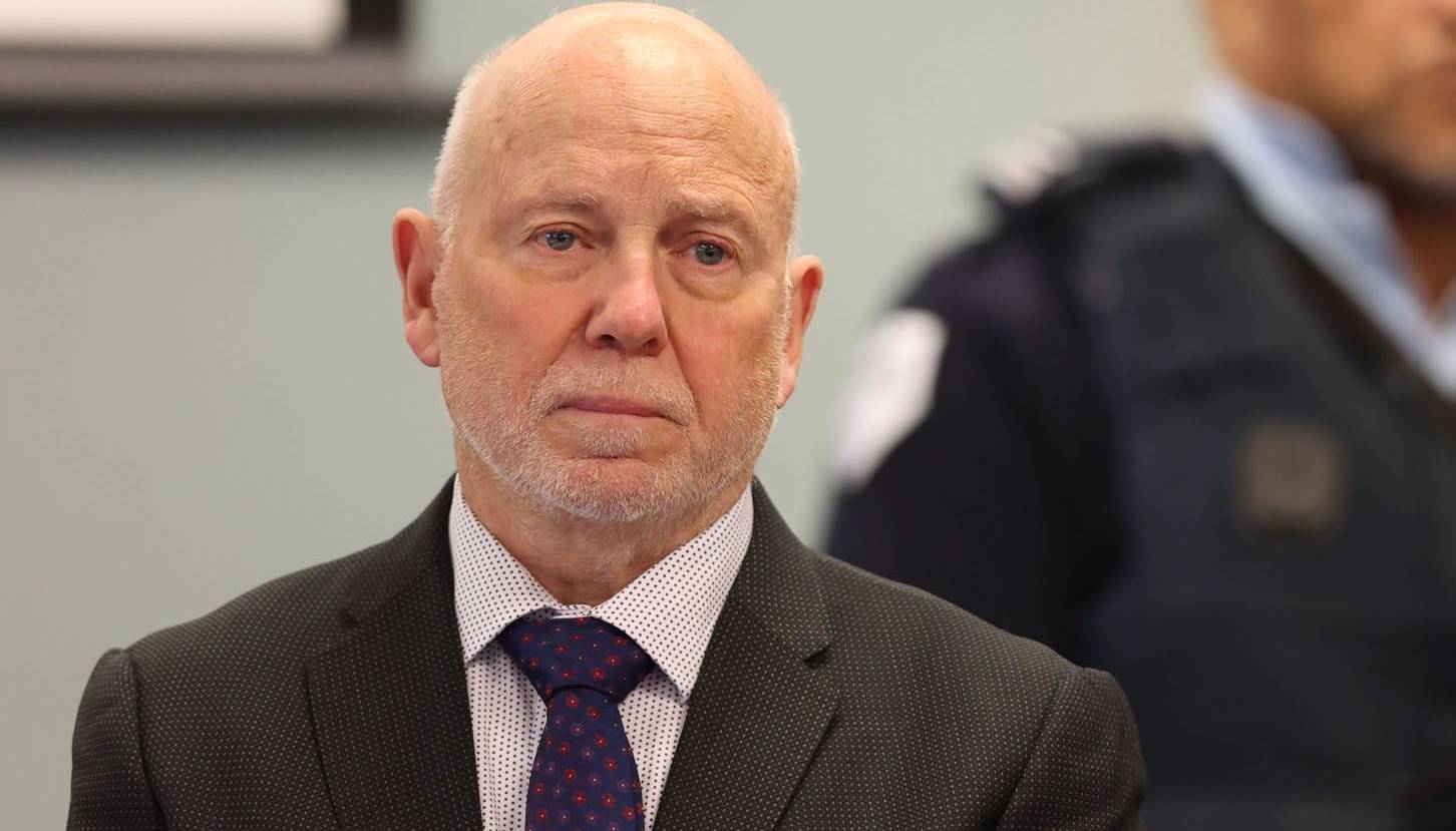 Philip Polkinghorne appears in the High Court at Auckland during the fourth week of his murder trial. Photo / Jason Oxenham