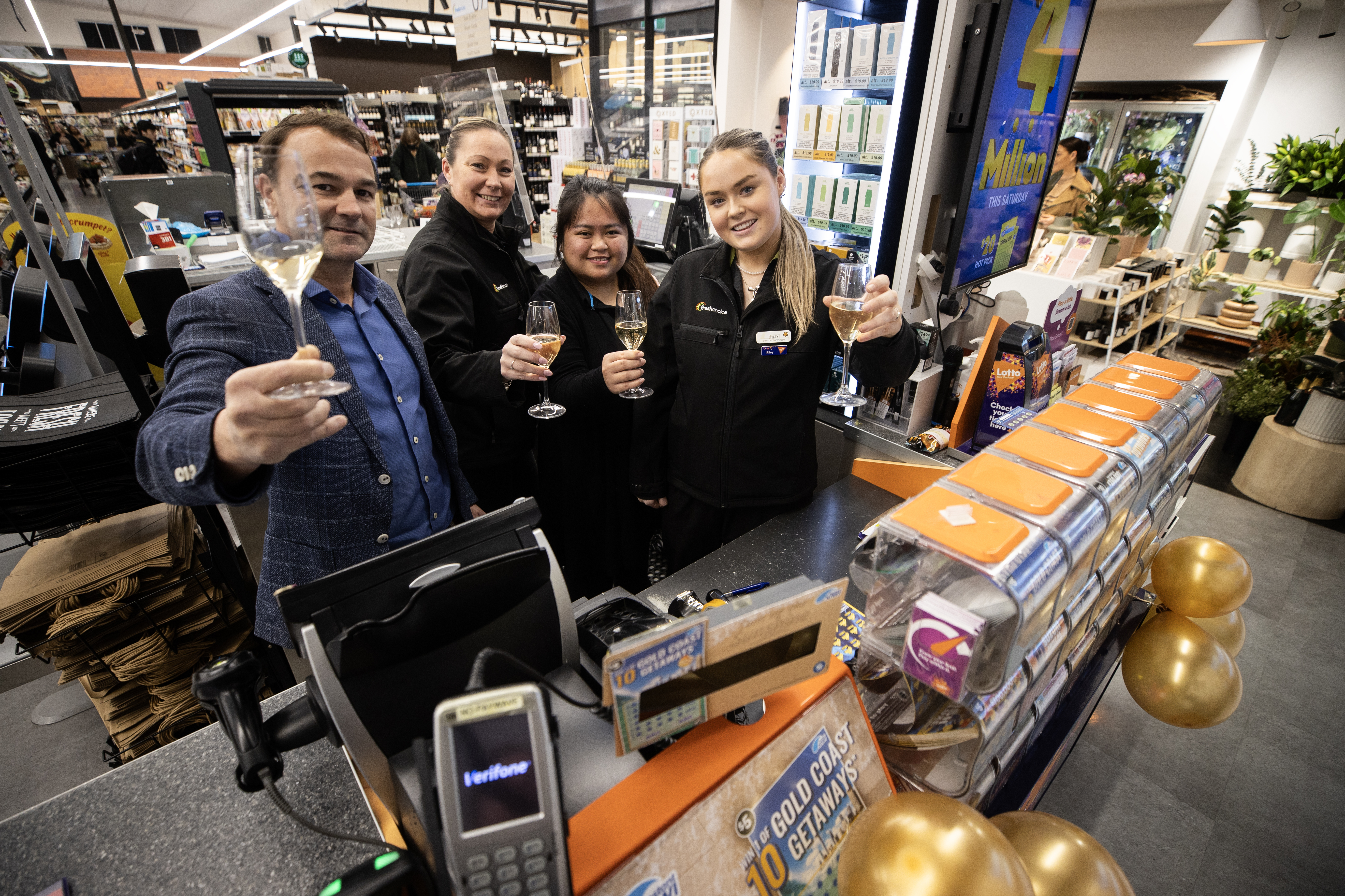A mouthwatering $33.5m prize was won at Freshchoice Merivale, Christchurch in 2023. Photo / George Heard