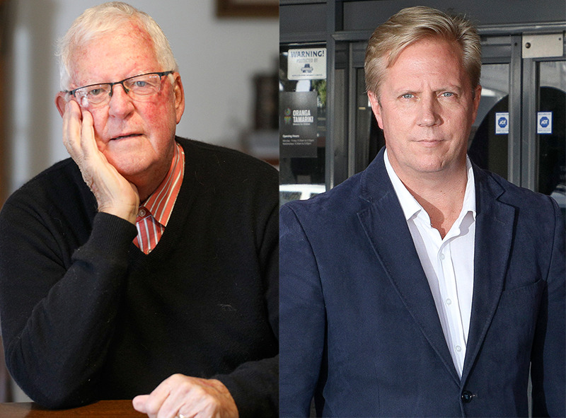 Former Rotorua mayor Grahame Hall (left) and Rotorua MP Todd McClay. Photo / File