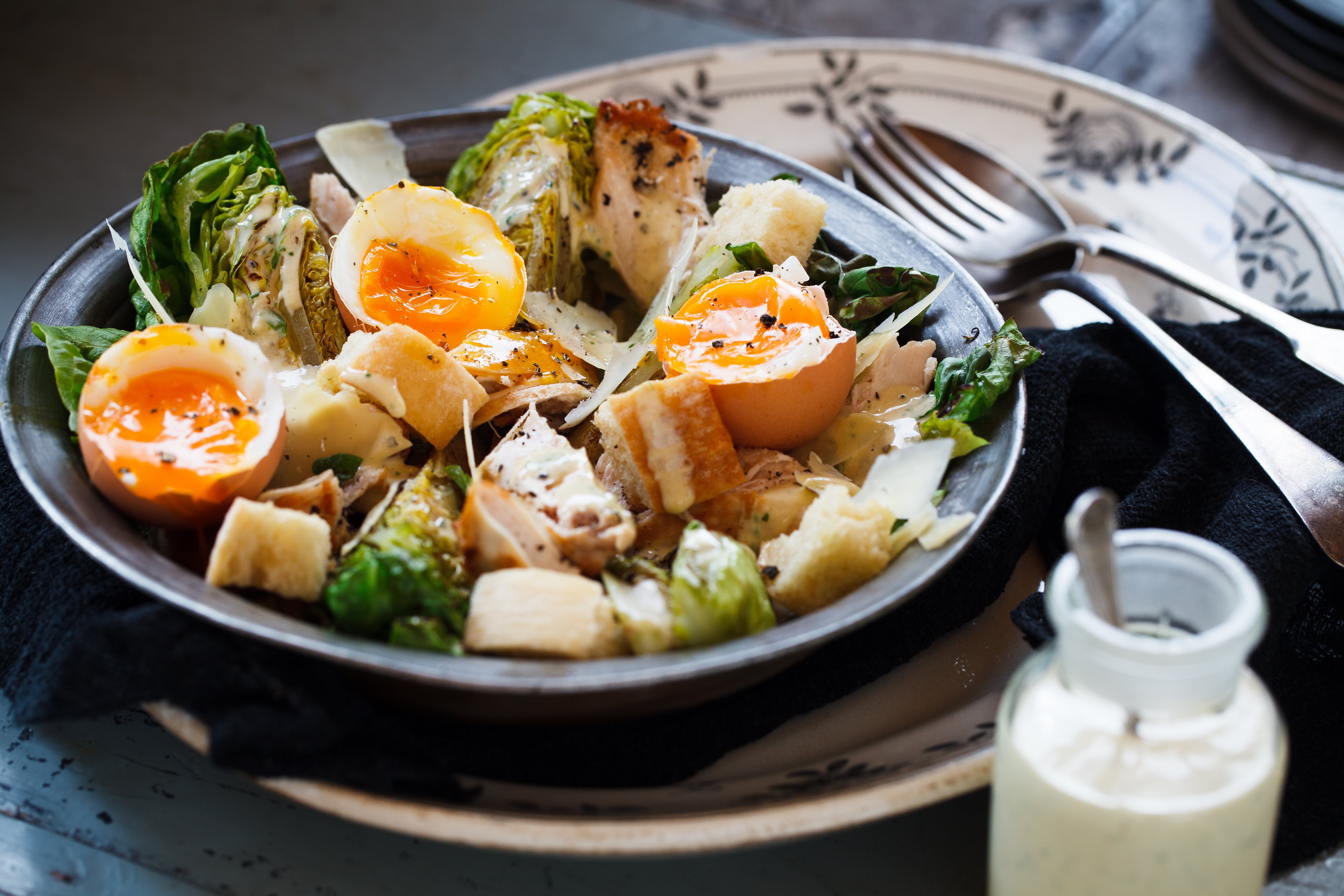 The Caesar salad’s enduring appeal lies in its ability to adapt to trends but retain its base ingredients. Photo / Babiche Martens