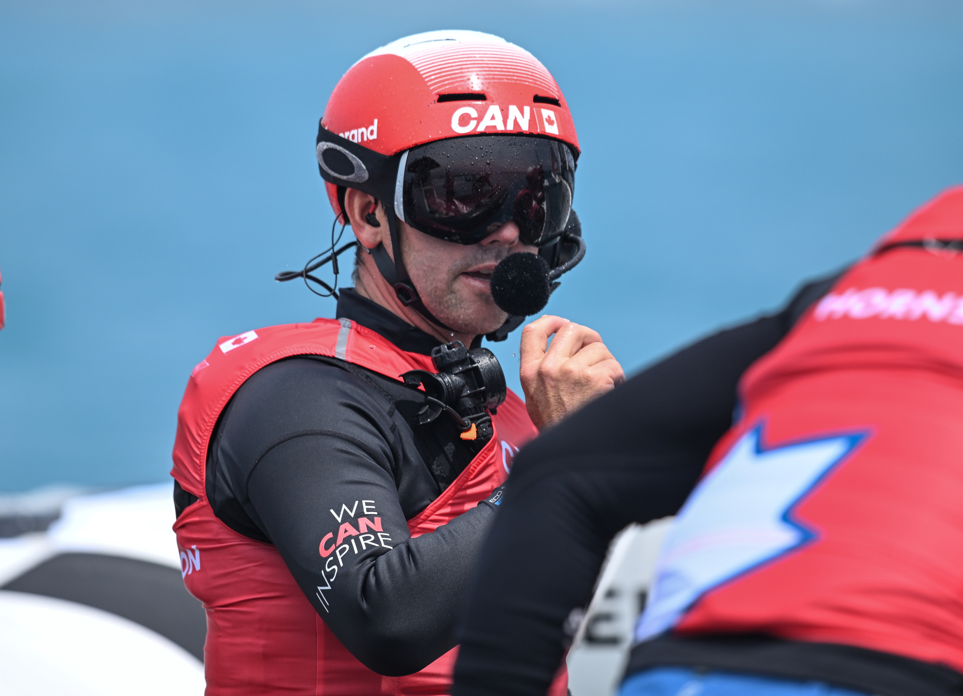 Phil Robertson has joined the Canadian SailGP team for their debut season in the competition. Photo: Ricardo Pinto / SailGP. 