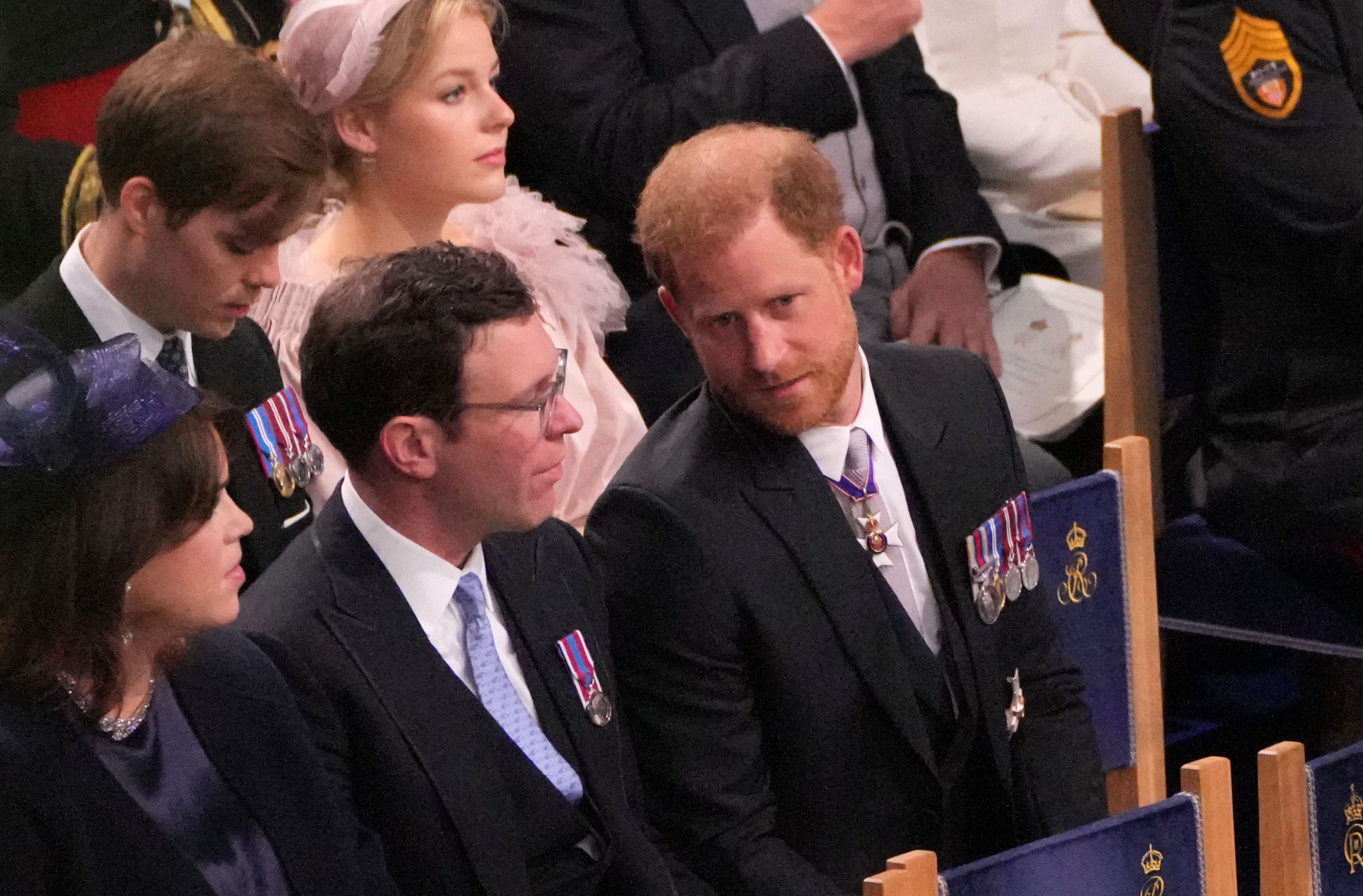 A lip reader claimed Prince Harry said he was 'fed up' with how he is treated. Photo / Getty Images