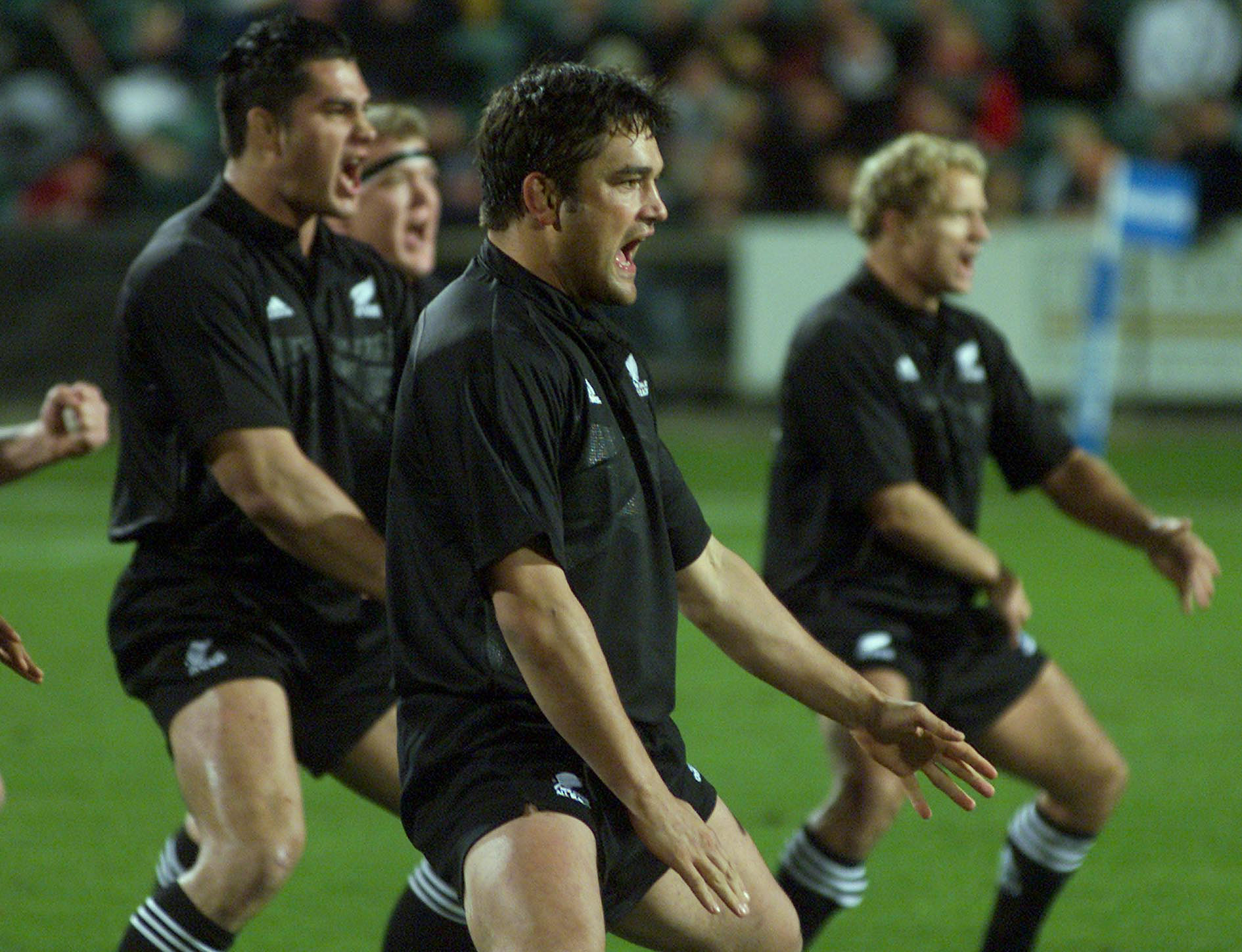 All Black Taine Randell performs the haka Photo / Getty Images.