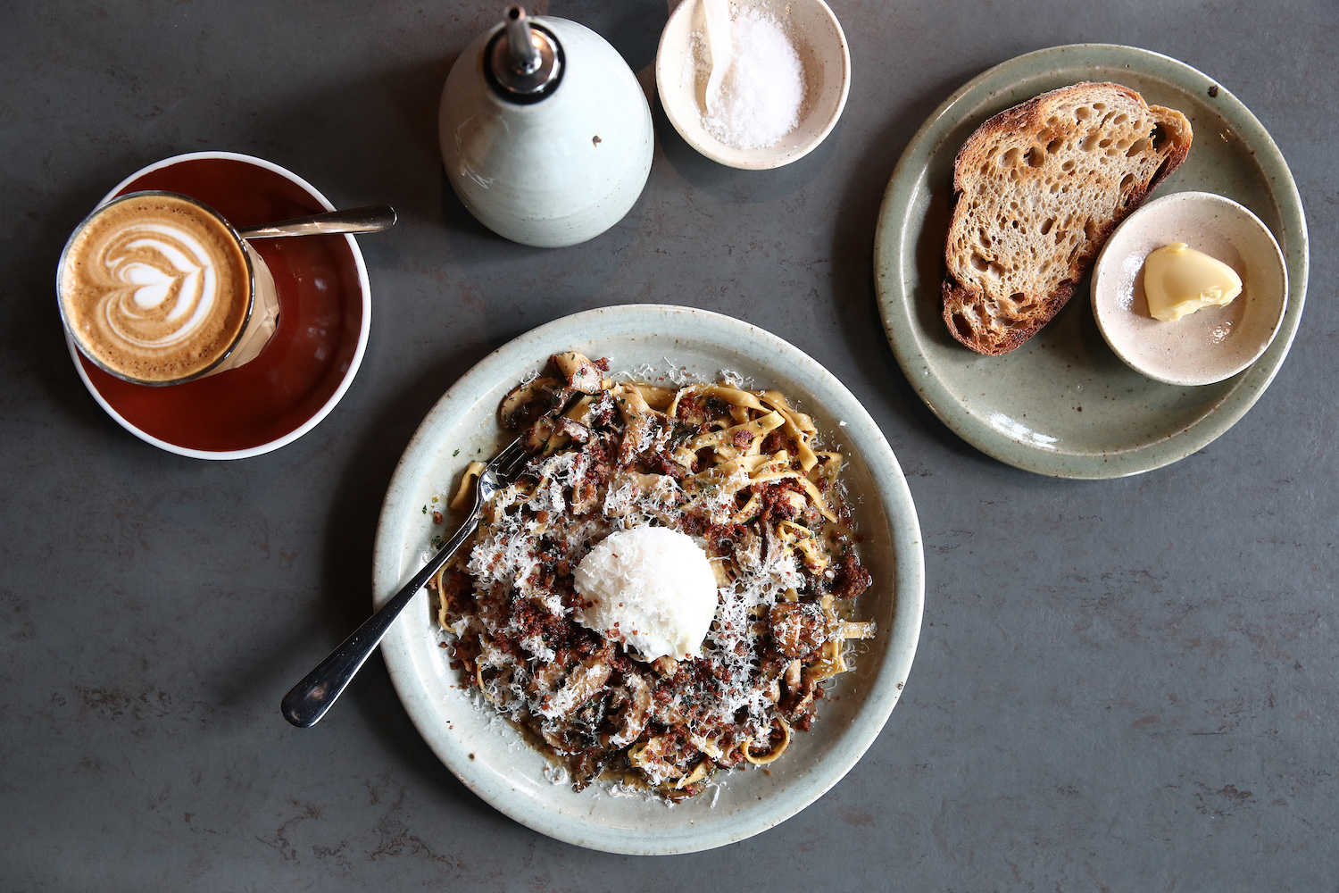 Amano's Allpress coffee pairs well with Italian-inspired brunch dishes. Photo / Fiona Goodall / Getty Images