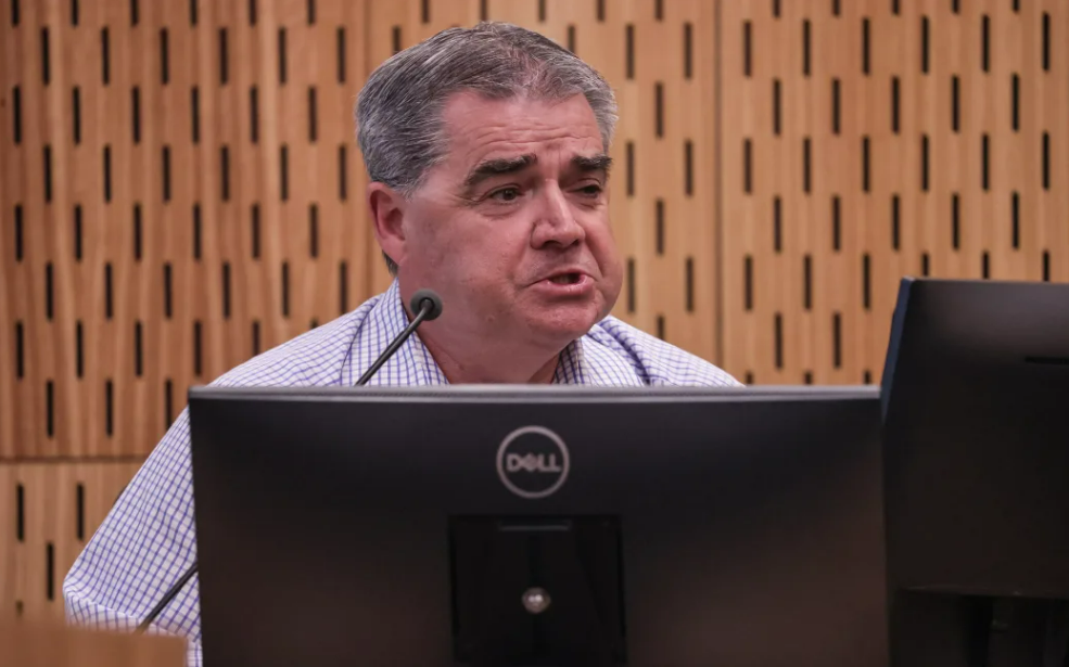 Senior police communicator Bret Watkins. Photo / Chris Skelton