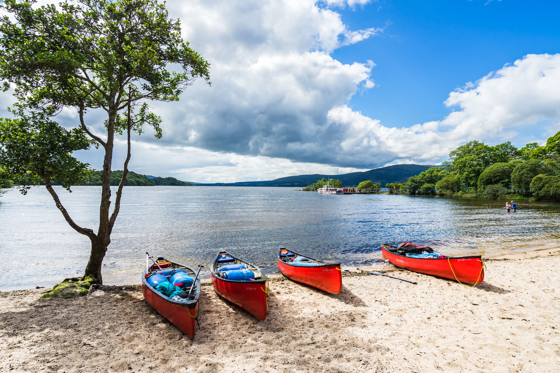 Kayaking is a great way to explore vast Loch Lomond. Photo / Getty Images