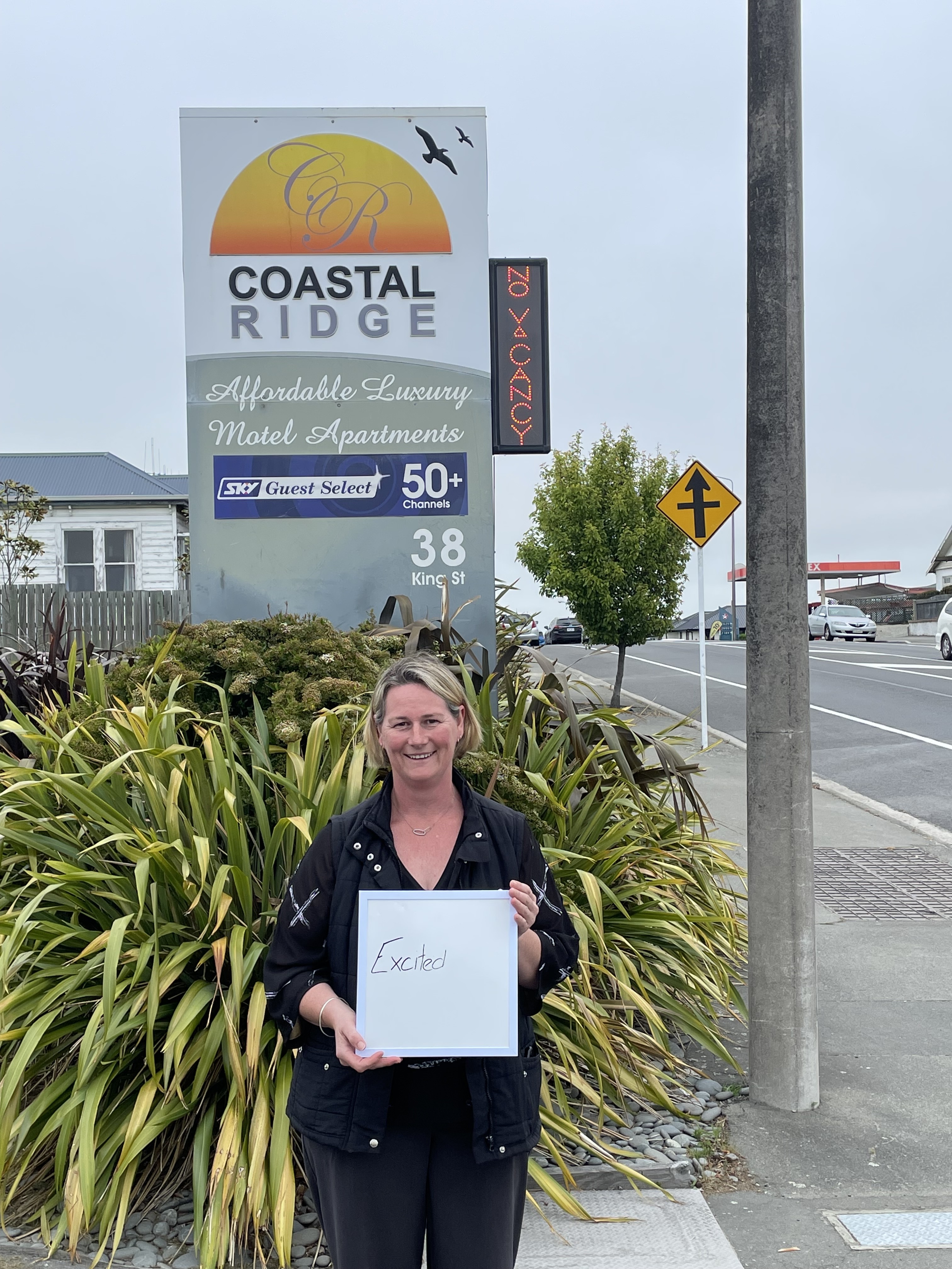 Cedar Lodge Motel owner and Coastal Ridge apartments operator Jody Neame.