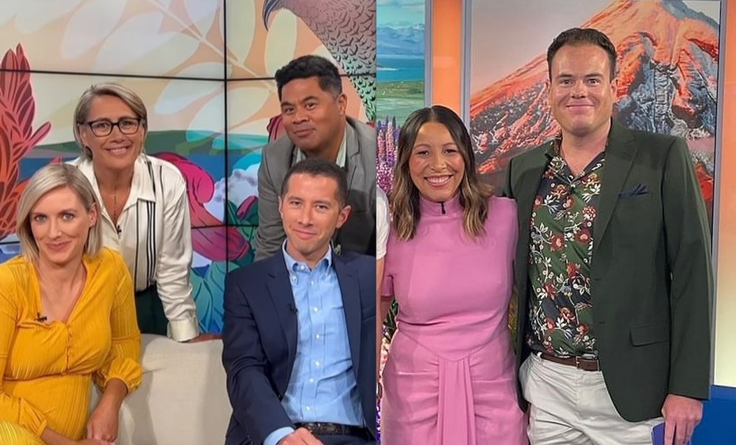 Both Breakfast (L) and AM Show (R) have welcomed new hosts this year. Photo / Instagram @breakfaston1, @amshownz