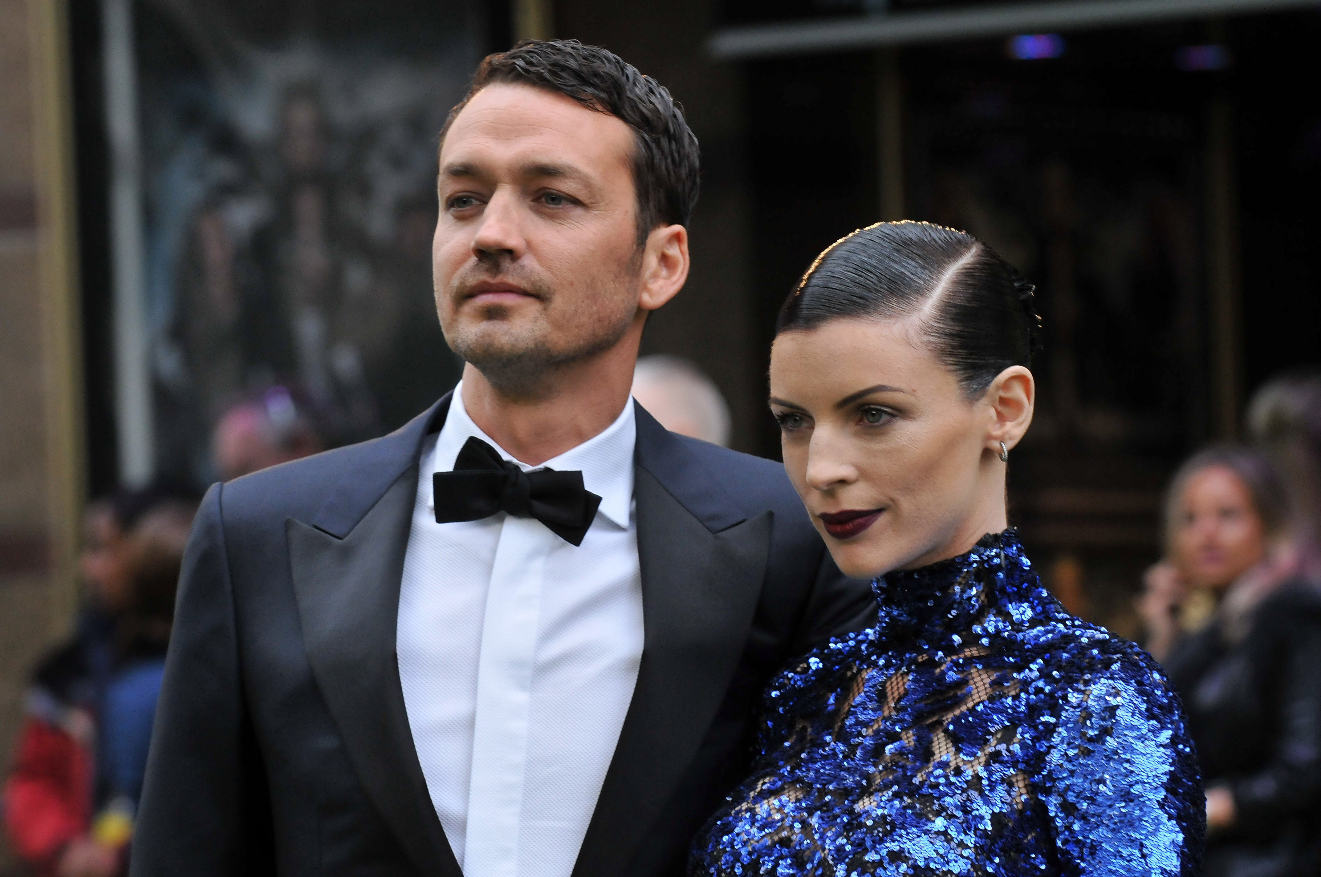 Director Rupert Sanders and Liberty Ross. Photo / Getty 