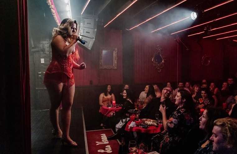 Dates are yet to be released for Club Burlesque's next season at the Las Vegas Club. Photo / Instagram, @clubburlesquenz