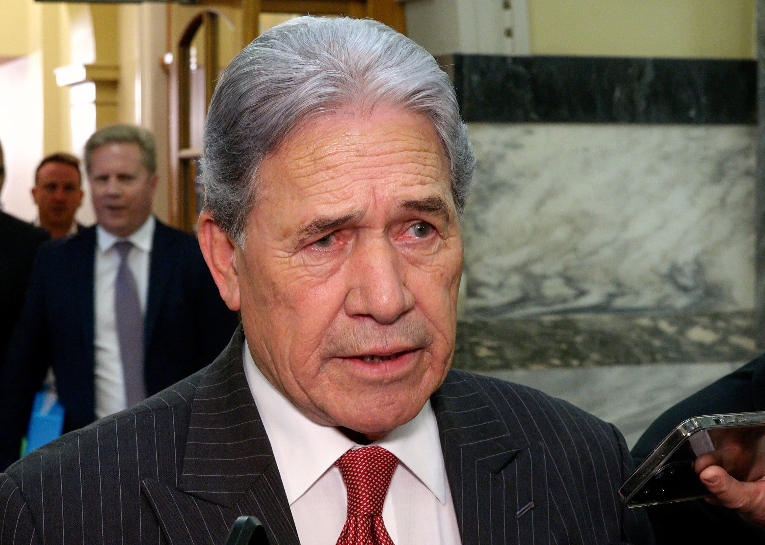 New Zealand First leader Winston Peters is declining interview requests from the Herald about his party's claims. Photo / Mark Mitchell