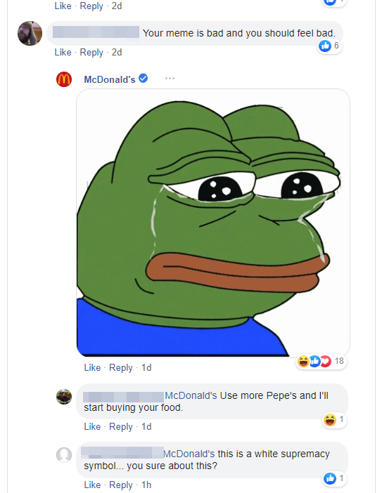 Mcdonald S Nz Made A Mistake In Posting Far Right Meme To Facebook Nz Herald