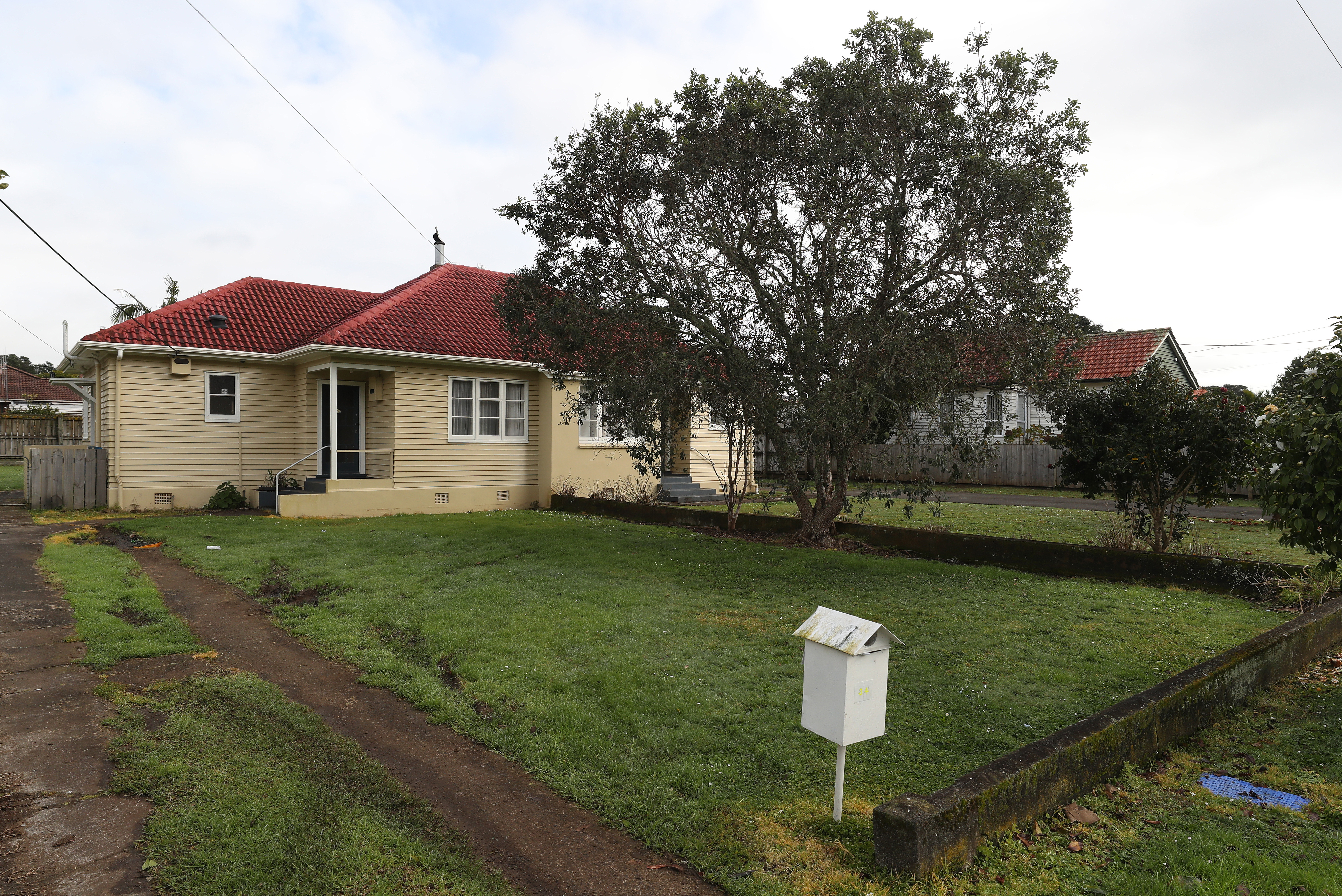 Five new two-storey terraced/duplex homes, three two-bedroom homes and two three-bedroom homes could be built in Lovatt Cres. Photo / NZME