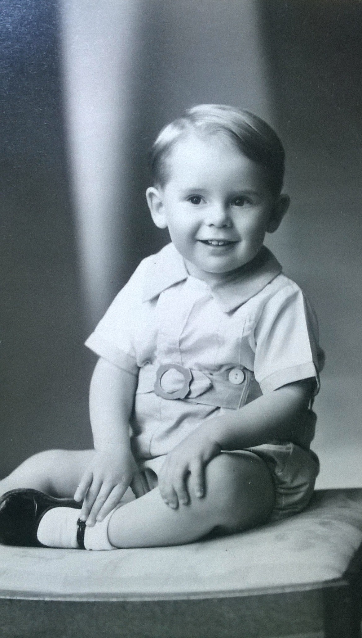 Russell Howie at 20 months old. He died six months later, in September 1947, after contracting whooping cough.