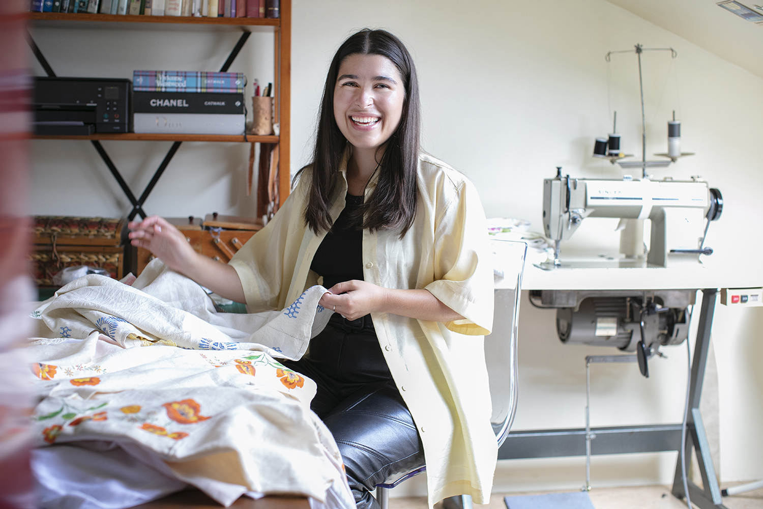Megan Stewart, footwear designer at Mi Piaci and founder of Megan Stewart Shirts. Photo / Babiche Martens