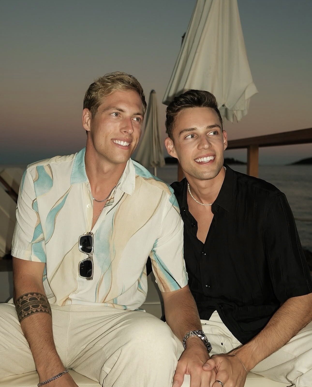 Oliver Tyack and Kennedy Anderson got engaged last year.  