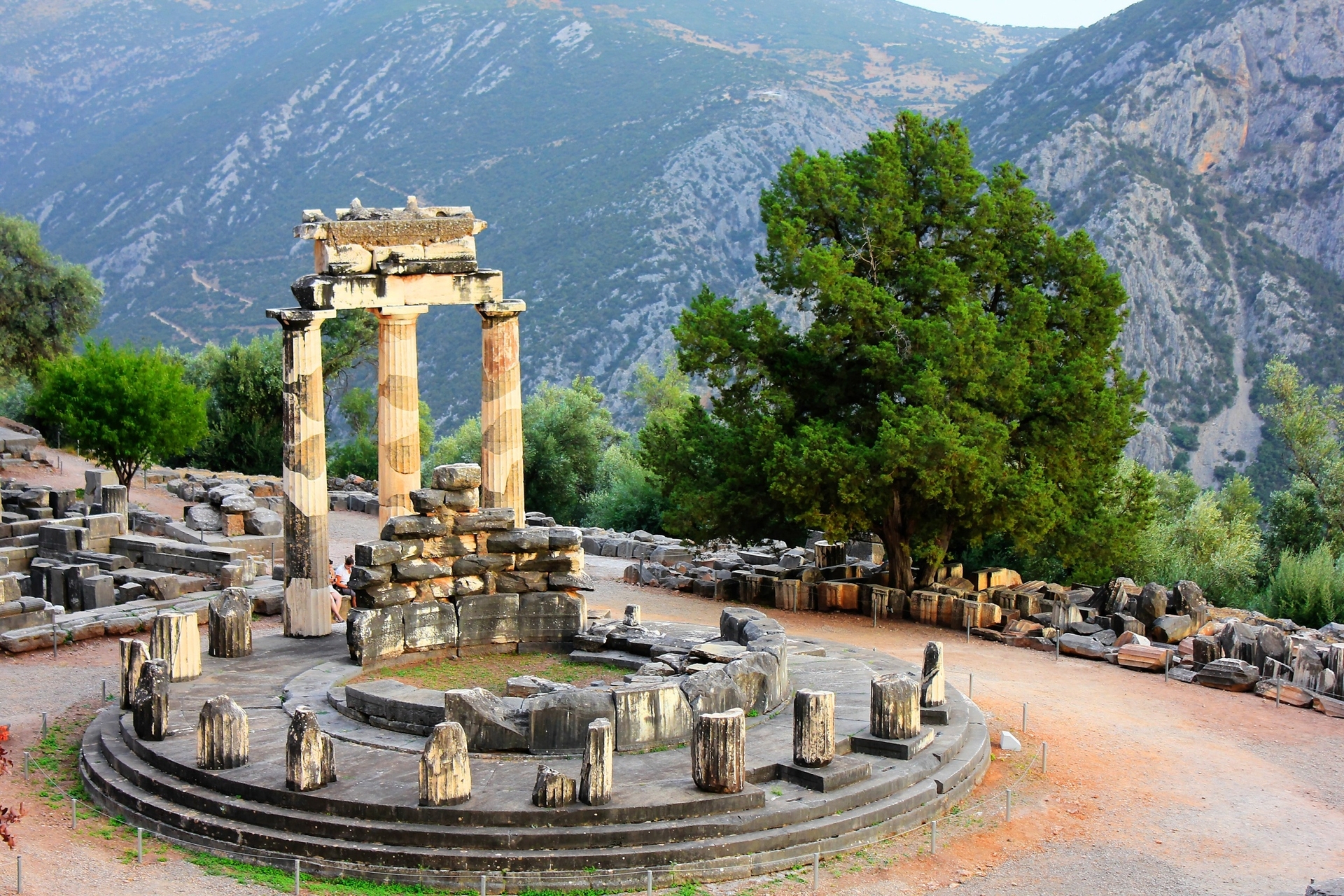 The Temple of Apollo in Delphi. Photo: Getty Images