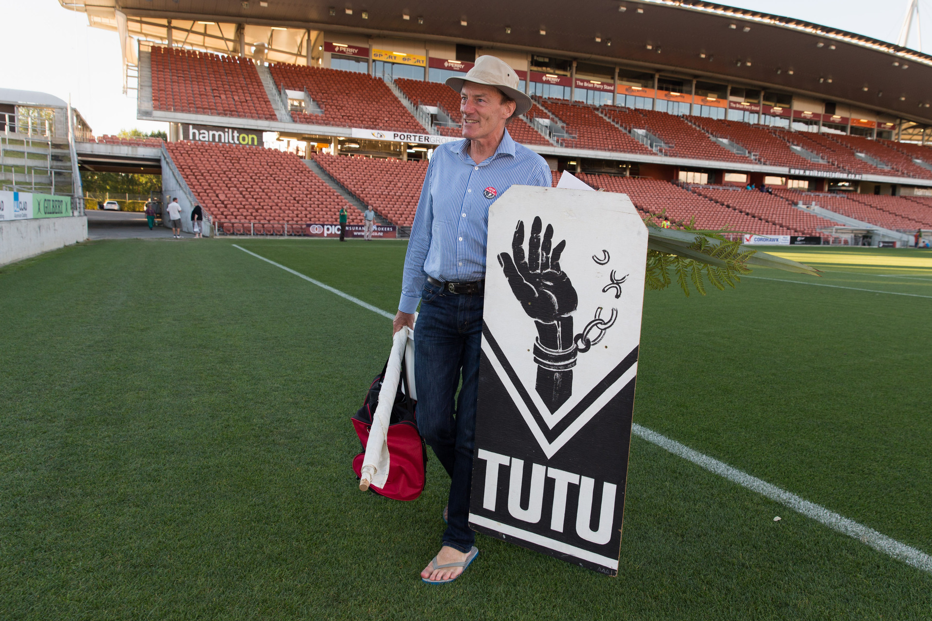 HART leader John Minto said Nelson Mandela's later comments on the anti-tour movement made the pain he endured worthwhile. Photo / NZME