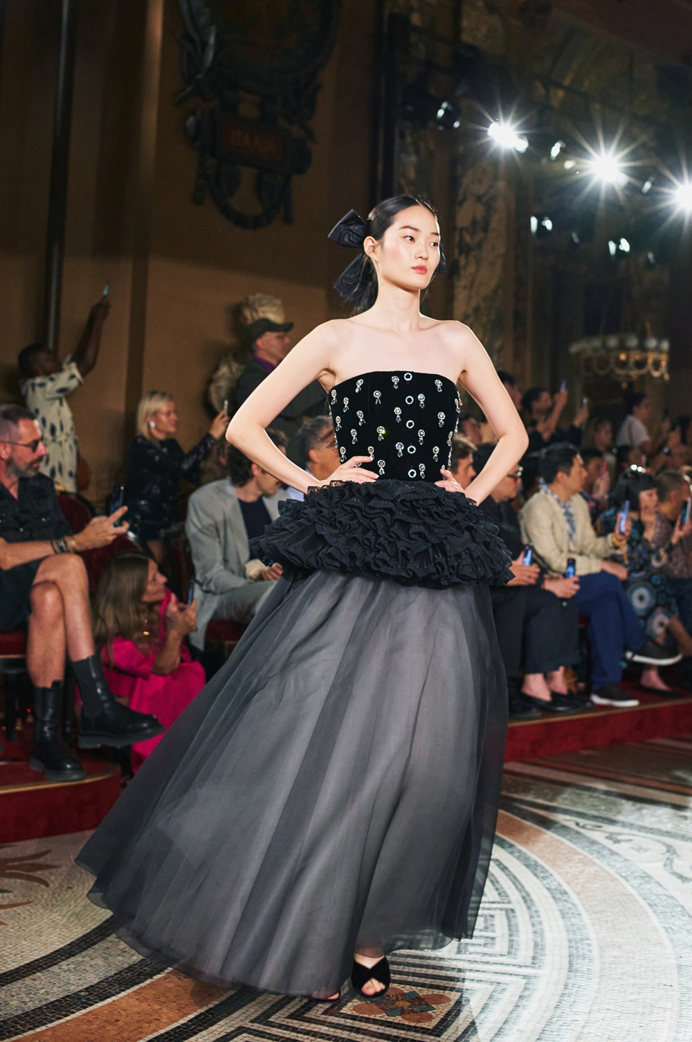 A model presents a look at the Chanel couture fall 2024 fashion show in Paris. Photo / Simbarashe Cha for The New York Times