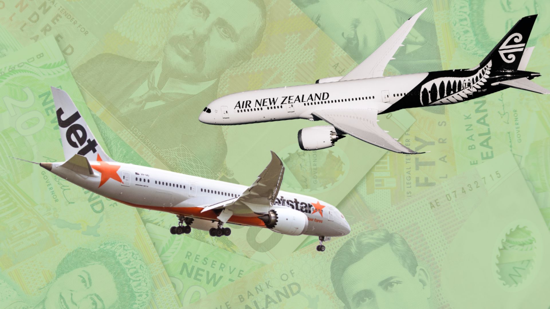 Jetstar and Air New Zealand only compete directly on a few routes, and the Commerce Commission says many regional routes can't sustain jets. Photo / File