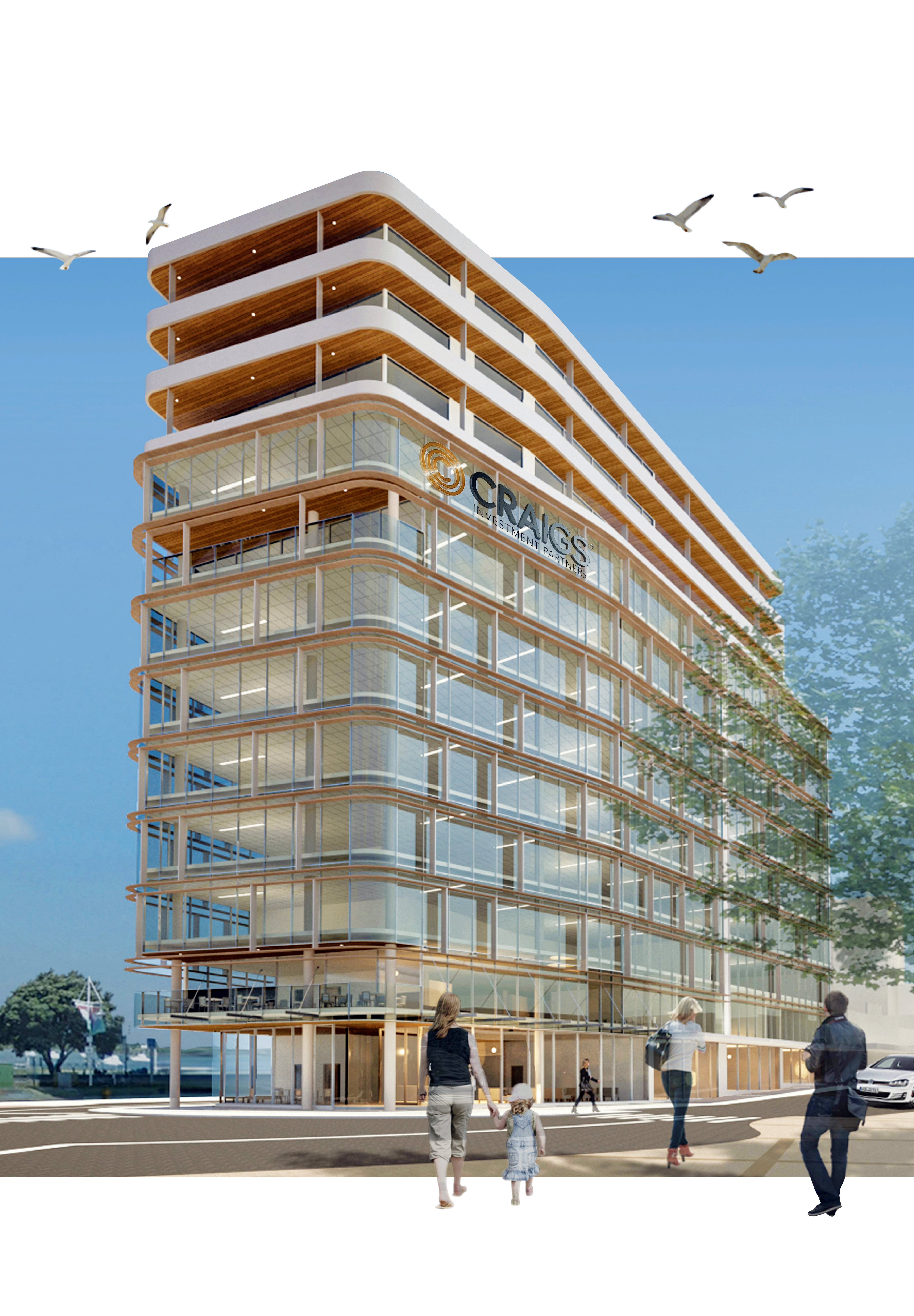  A $50-million CBD skyscraper development is expected to set a new benchmark for the city and attract more businesses to Tauranga.IMAGE/SUPPLIED