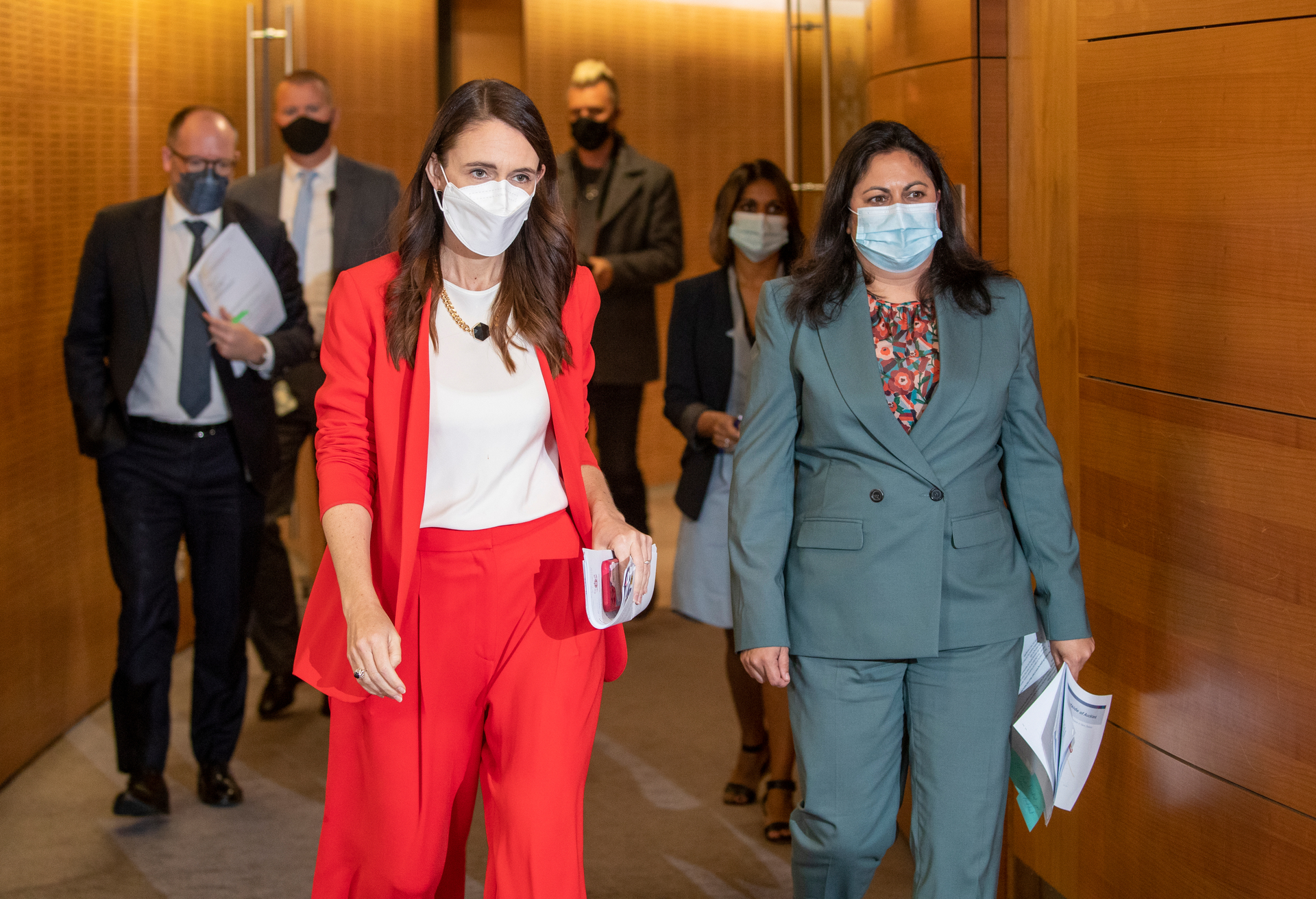 Prime Minister Dame Jacinda Ardern and Associate Health Minister Ayesha Verrall, pictured in 2022. Photo / Mark Mitchell