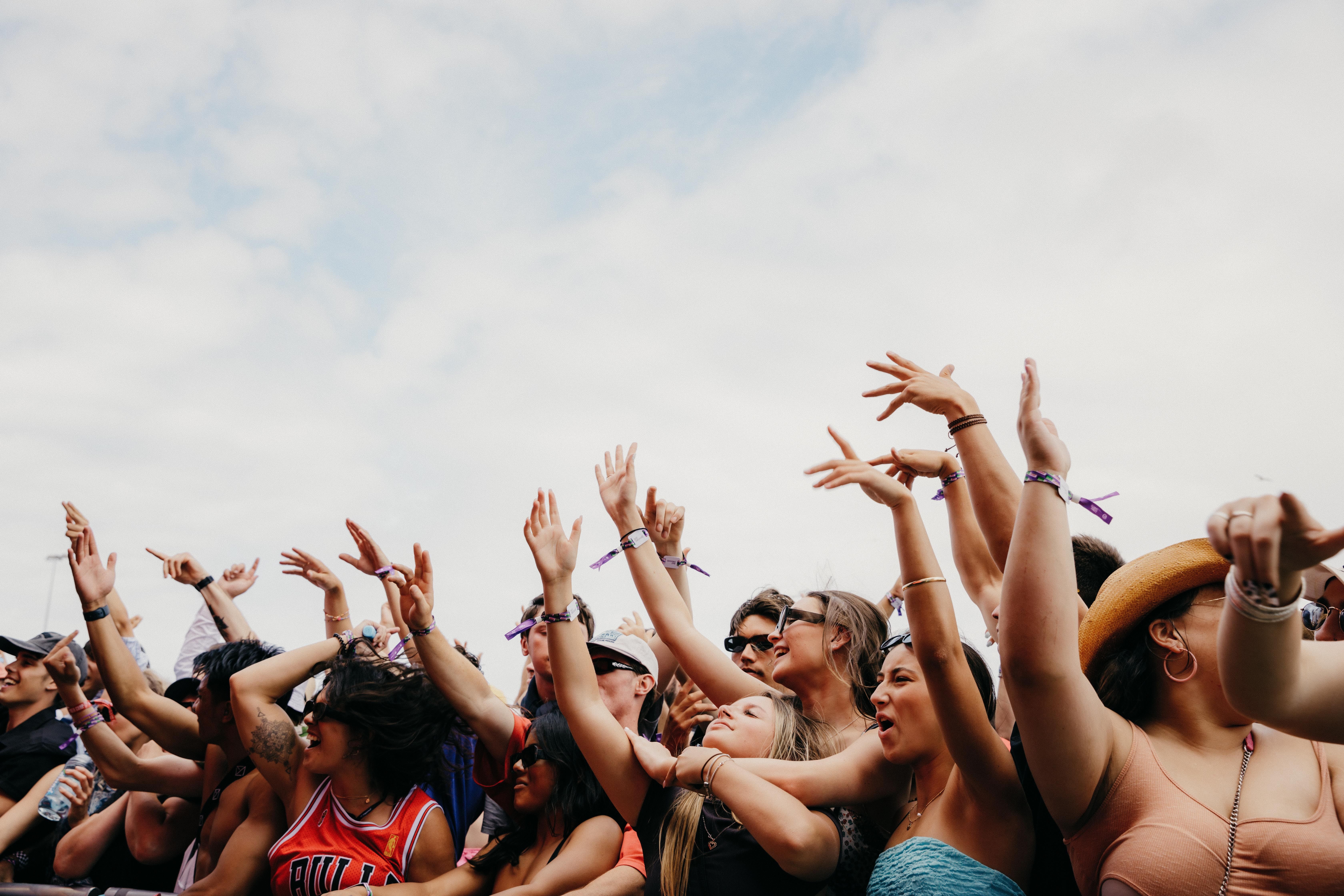 Festivalgoers at Bay Dreams in Baypark at Mount Maunganui in 2023. Photo / Joel McDowell