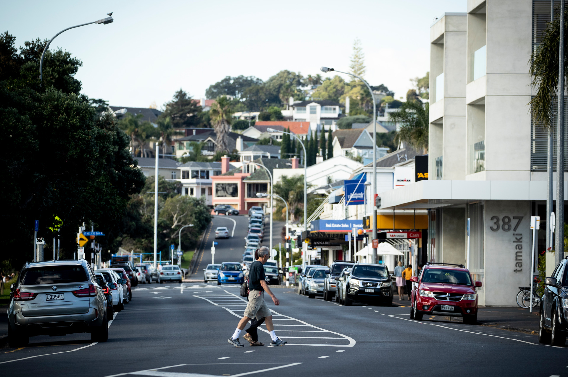 The quiet seaside suburb of St Heliers is up in arms over plans for 12 new pedestrian crossings and loss of 40 carparks.