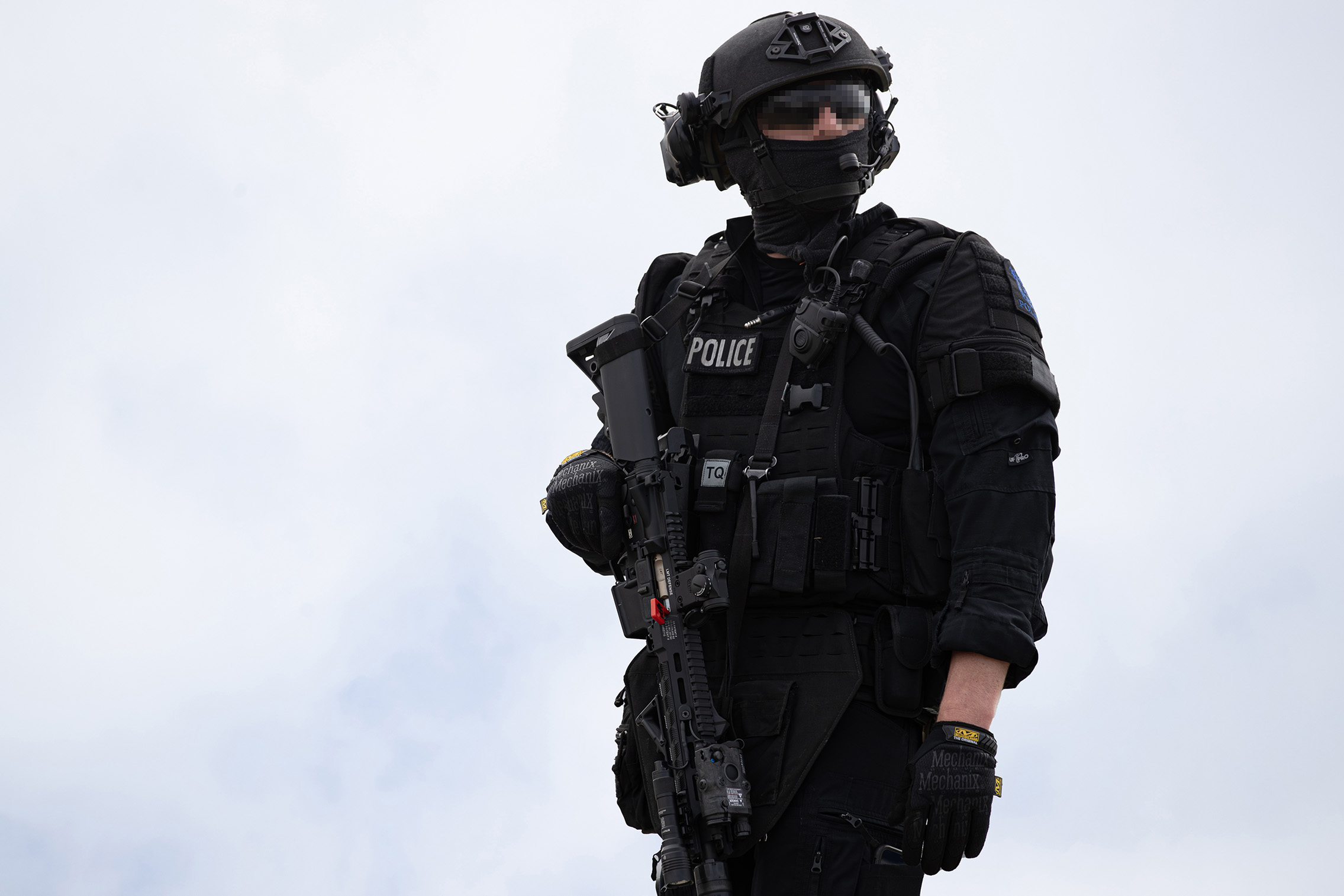 The Armed Offenders Squad was involved in helping with the search for the soldier. Photo / Hayden Woodward
