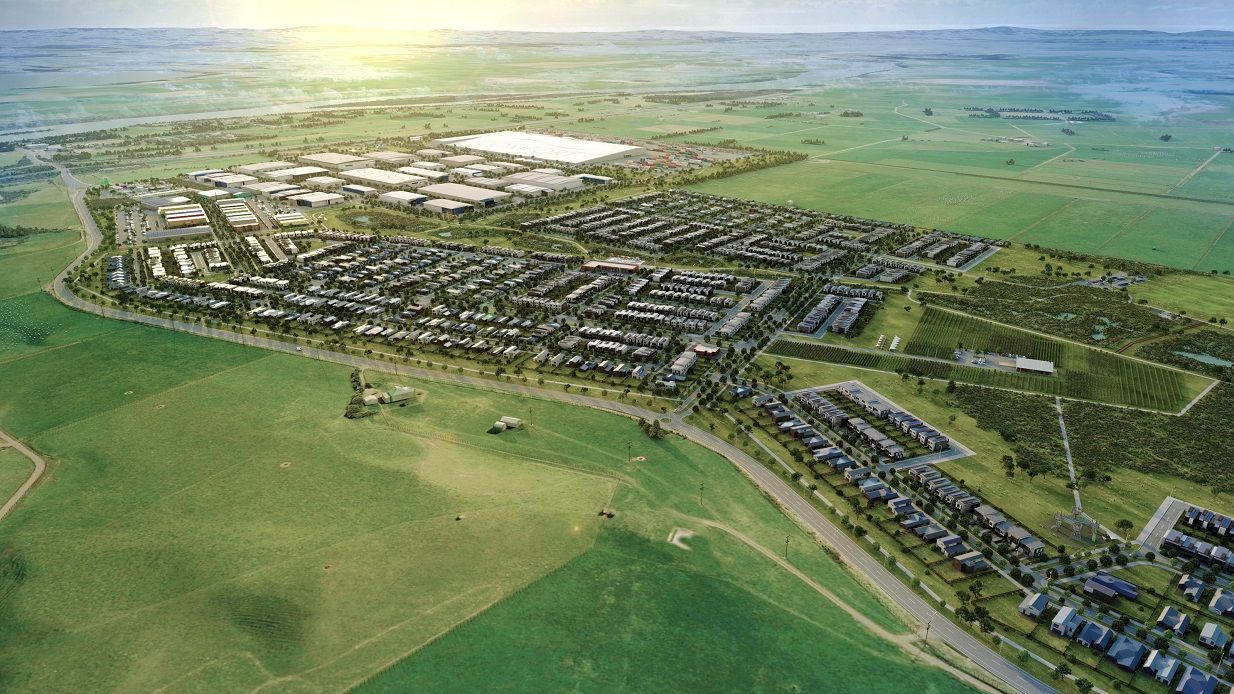 An artist's impression of the $1.2 billion Sleepyhead Estate development planned for Ohinewai. Image / Supplied