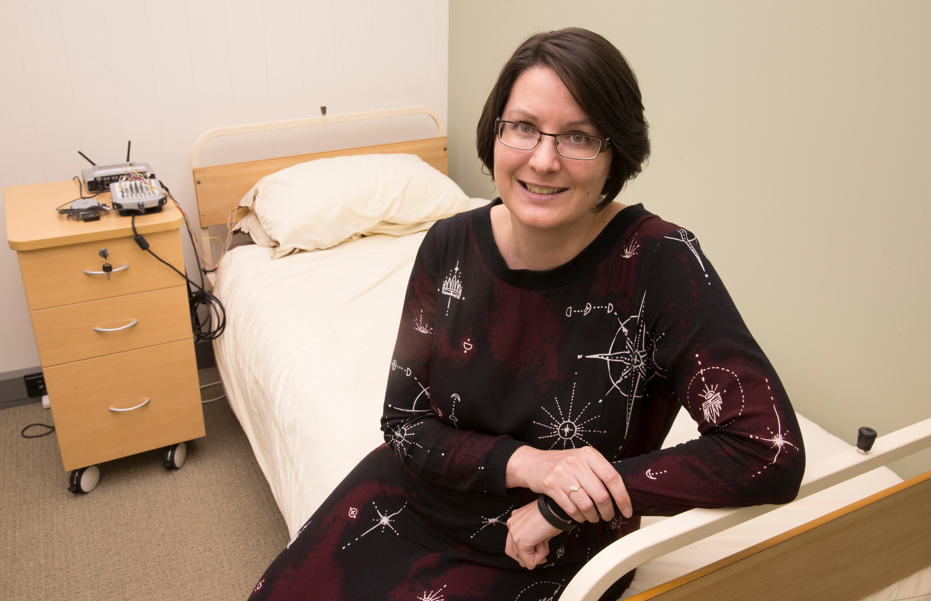 Massey University Sleep/Wake Research Centre researcher Dr Karyn O'Keeffe. Photo / Mark Mitchell.
