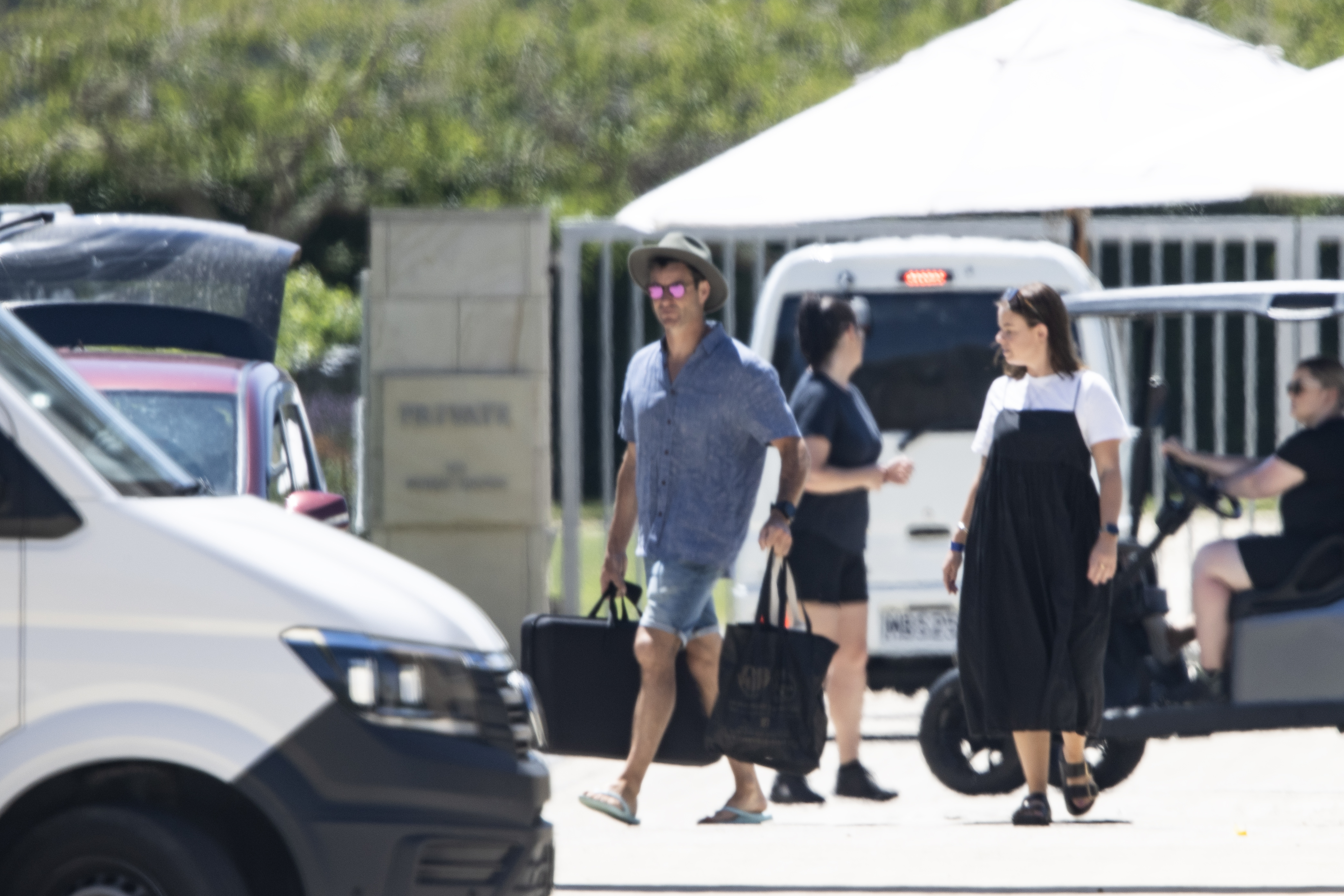 Clarke Gayford at the Hawke's Bay venue where he is getting married to former Prime Minister Jacinda Ardern today. Photo / George Heard