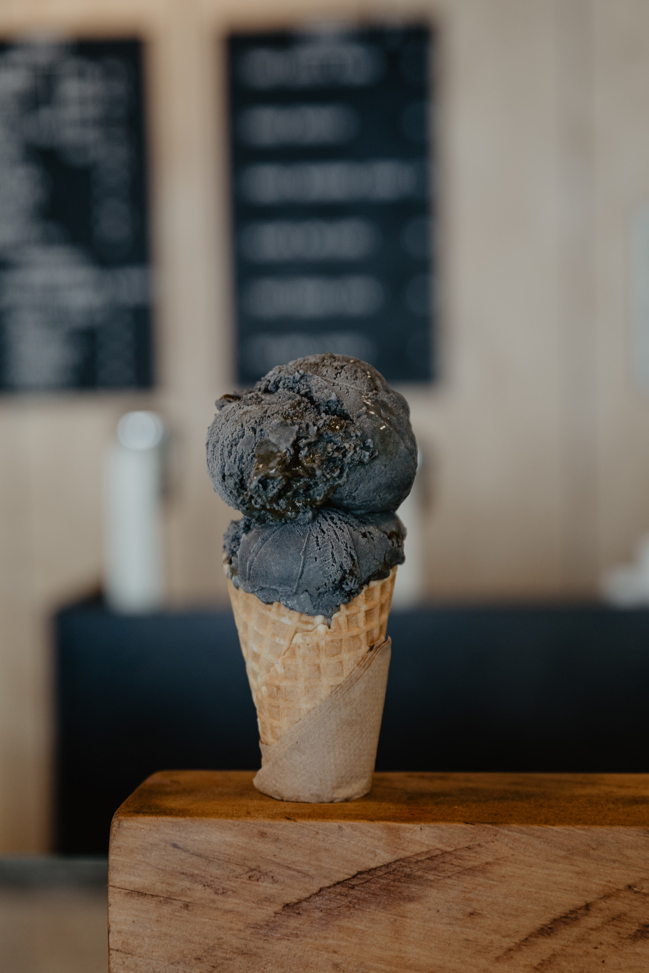 Mount Made's All Blacks-inspired hokey pokey ice cream in Mount Maunganui.