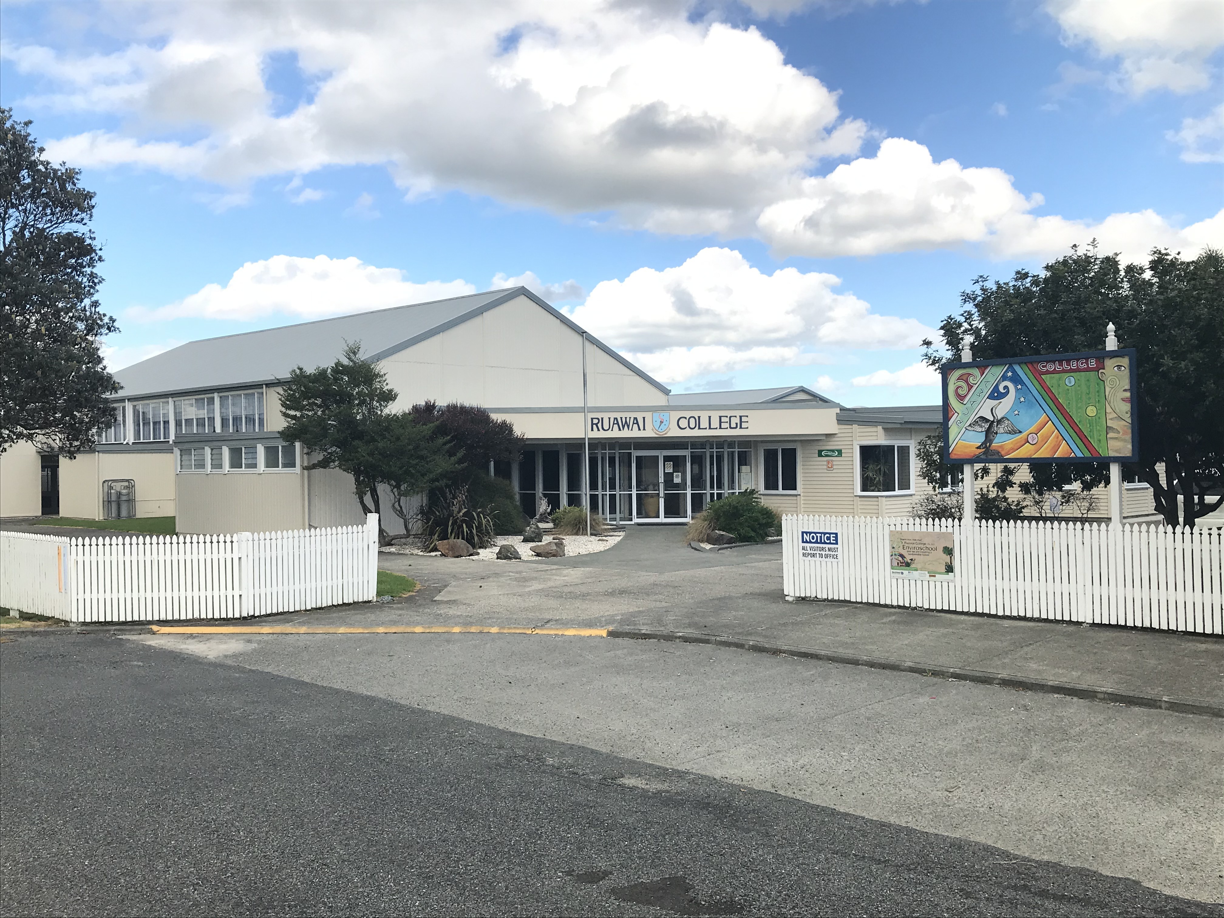 Ruawai College is among $600 million of assets at risk if Ruawai's community climate adaptation pilot doesn't go ahead. Photo / Susan Botting