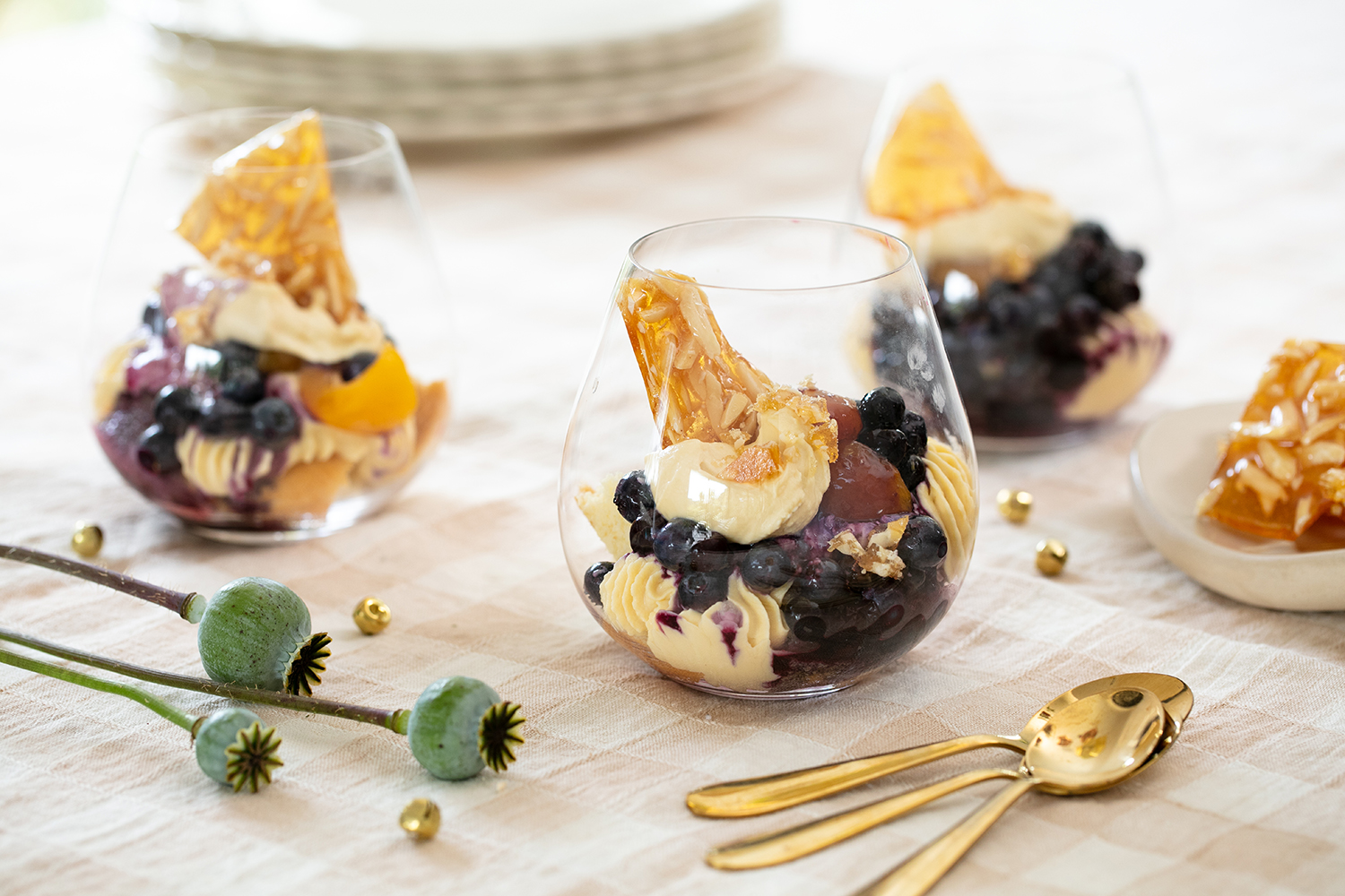 Prepare components ahead of time for an indulgent, fuss-free dessert. Photo / Babiche Martens