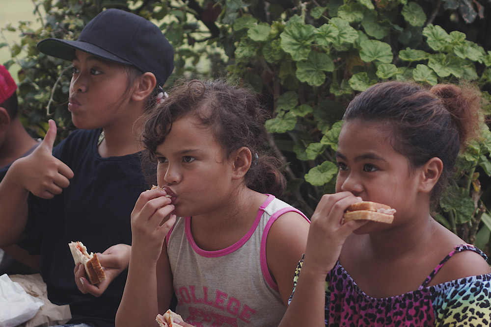 Before lockdown Eat My Lunch was feeding about 2000 kids a day. Photo / Supplied