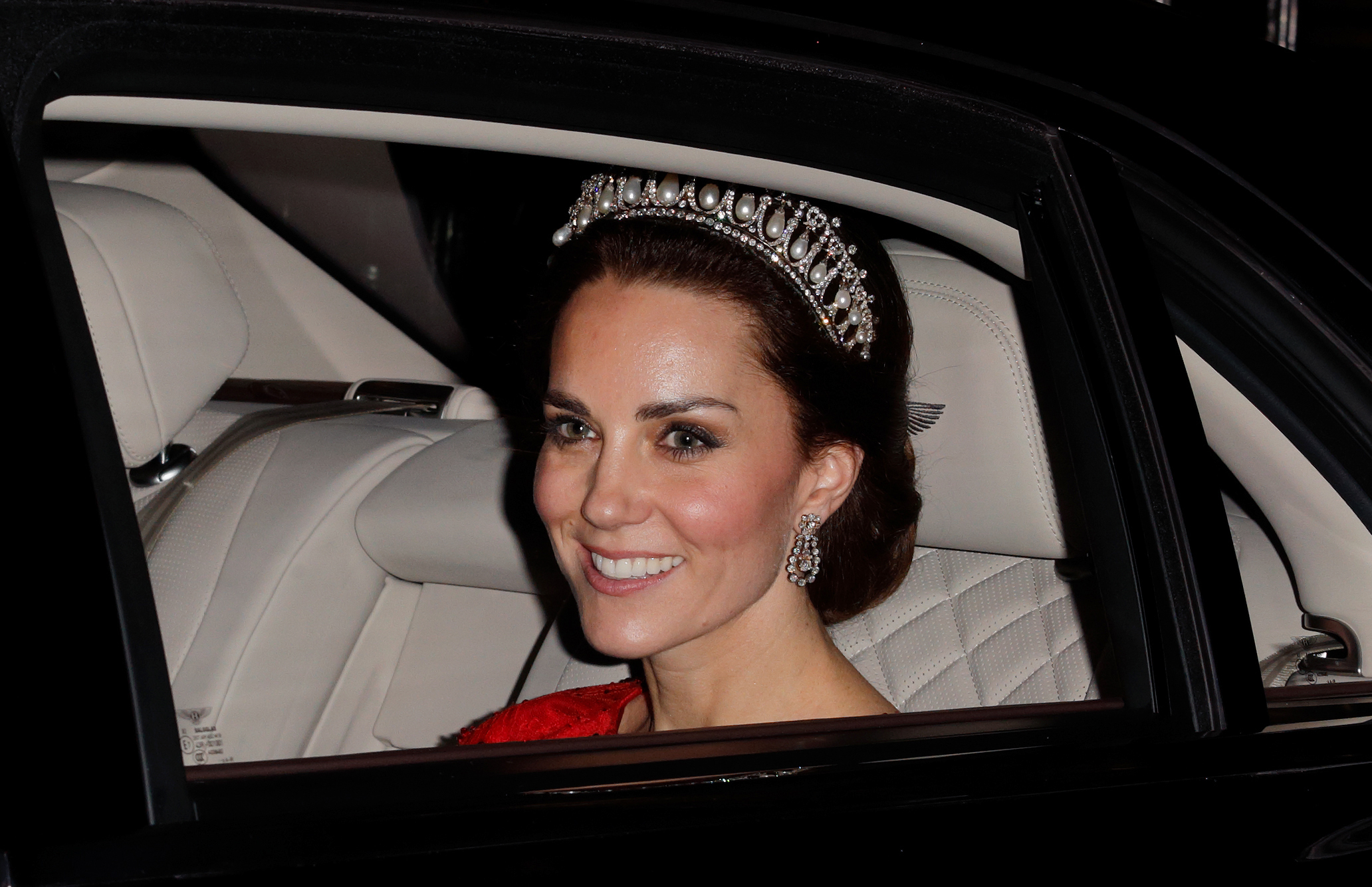 Kate wearing the tiara in 2016. Photo / Getty 