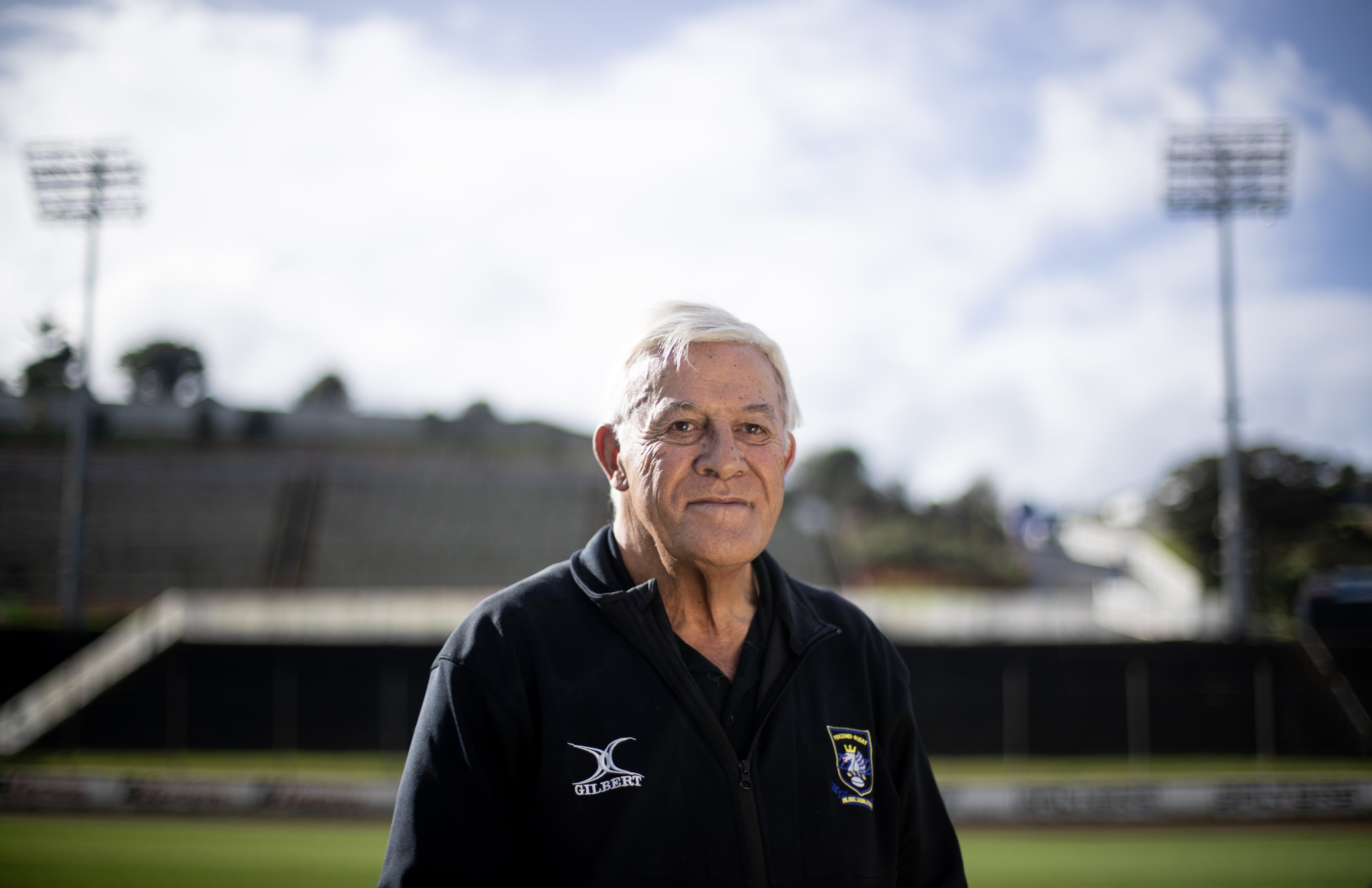 Sir Bryan Williams at the Ponsonby Rugby Club he wants to remain at Western Springs. Photo /  Dean Purcell�