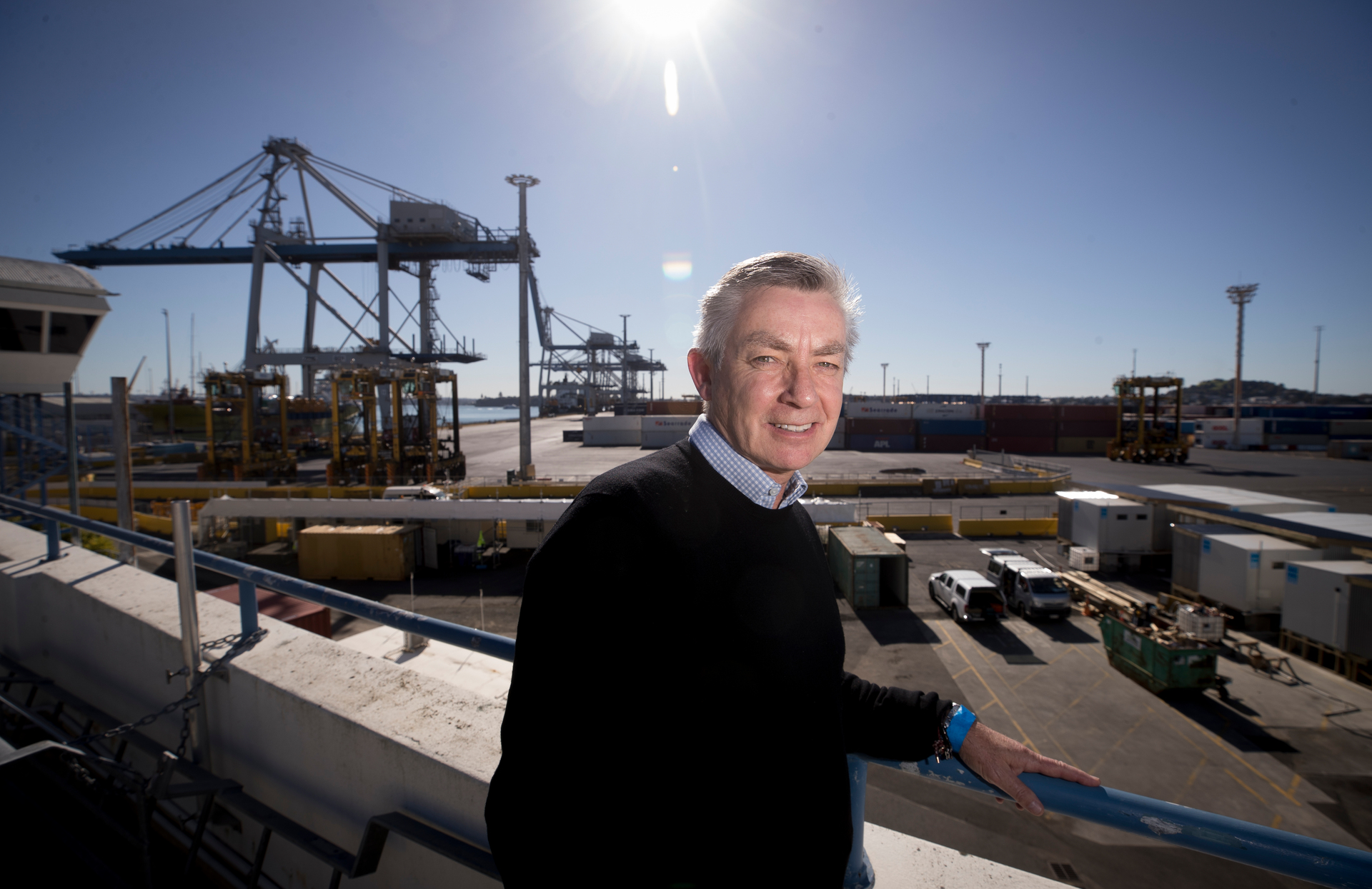 Port of Auckland CEO Roger Gray. Photo / Dean Purcell