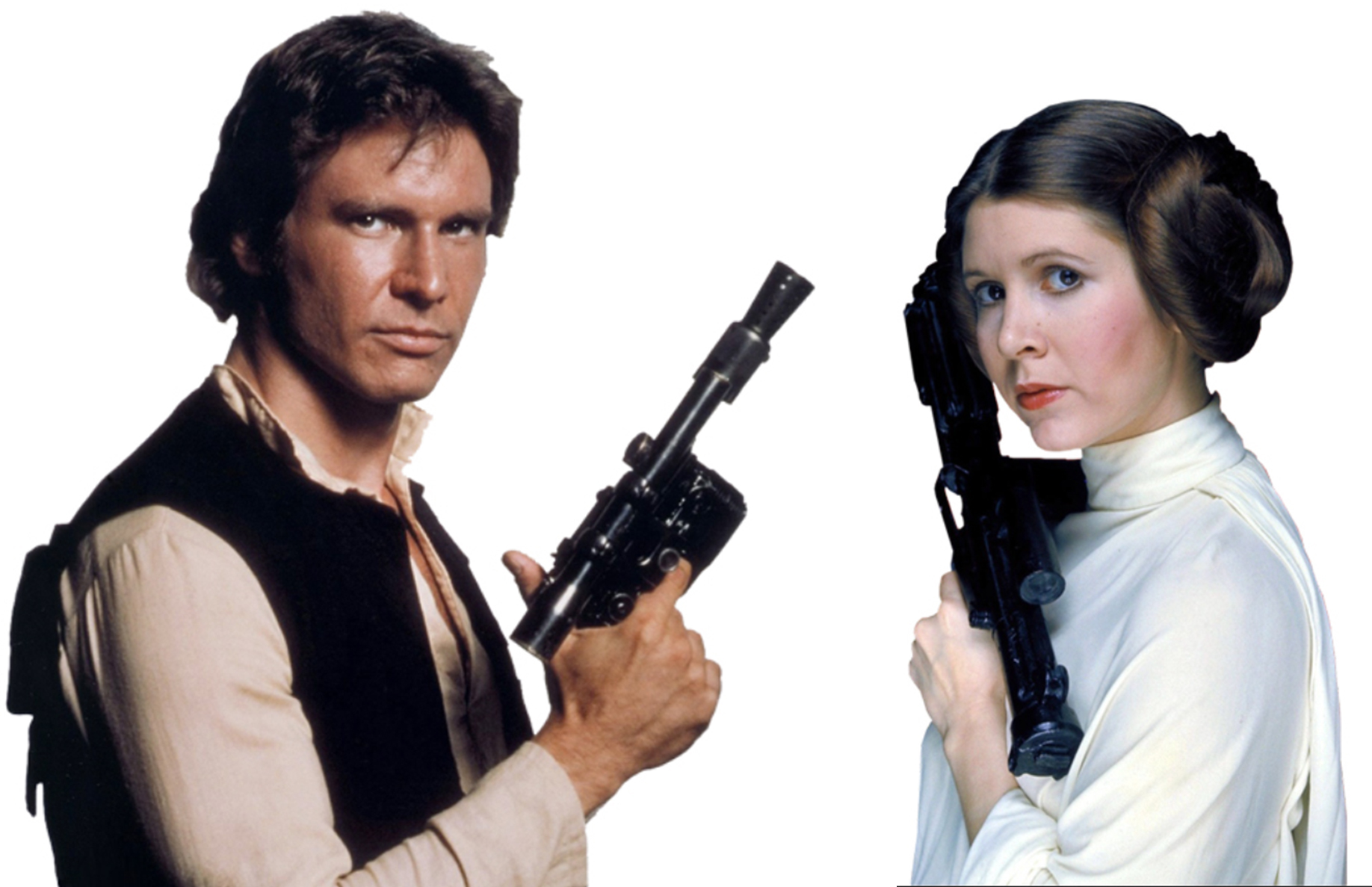 ancla pérdida máquina de coser Turns out Princess Leia and Han Solo hooked up in real life - NZ Herald