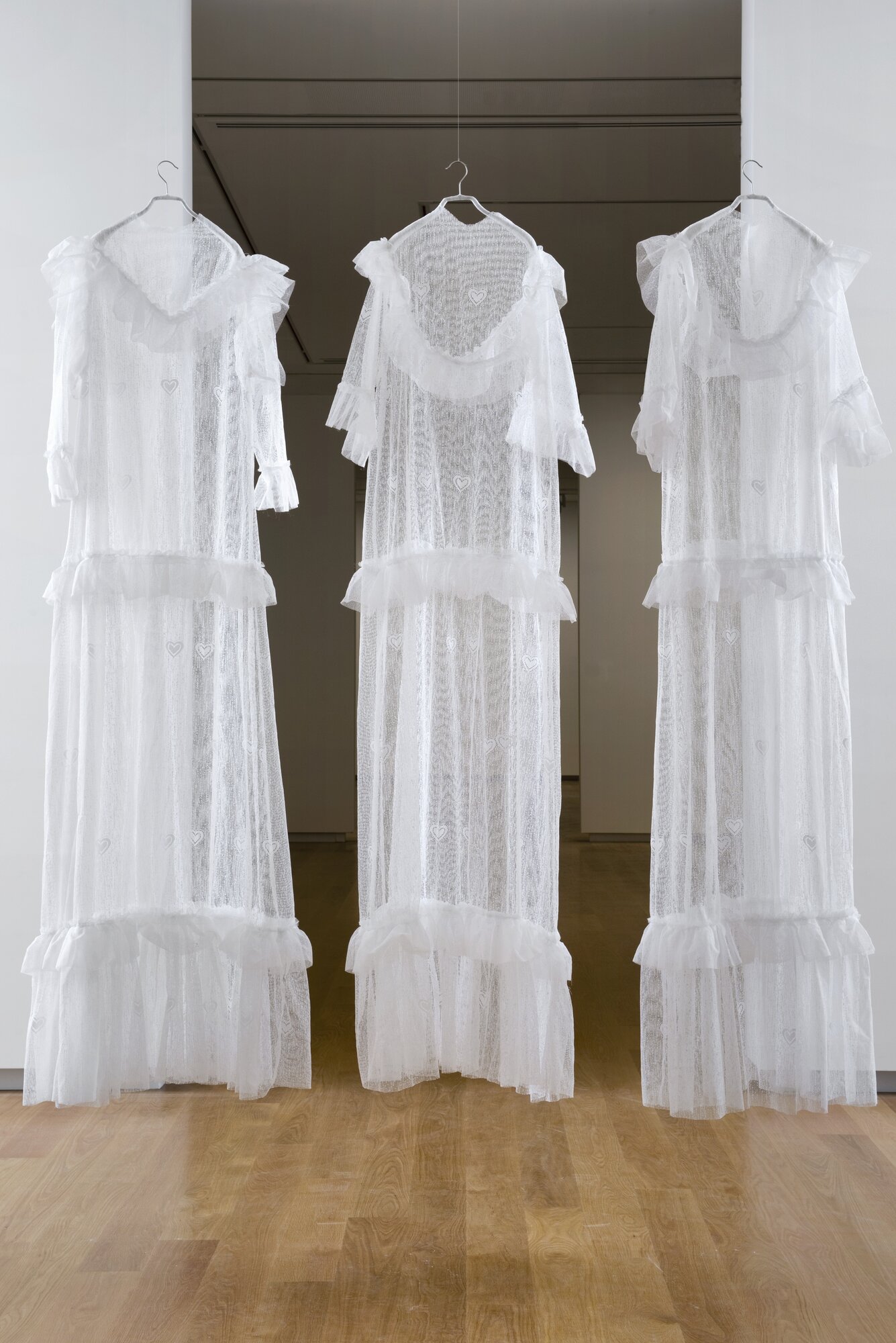 Ani O'Neill, MMM - My Mu'umu'u Mamas, 1995, installation view, Auckland Art Gallery Toi o Tāmaki, purchased 2011. Photo / Jennifer French