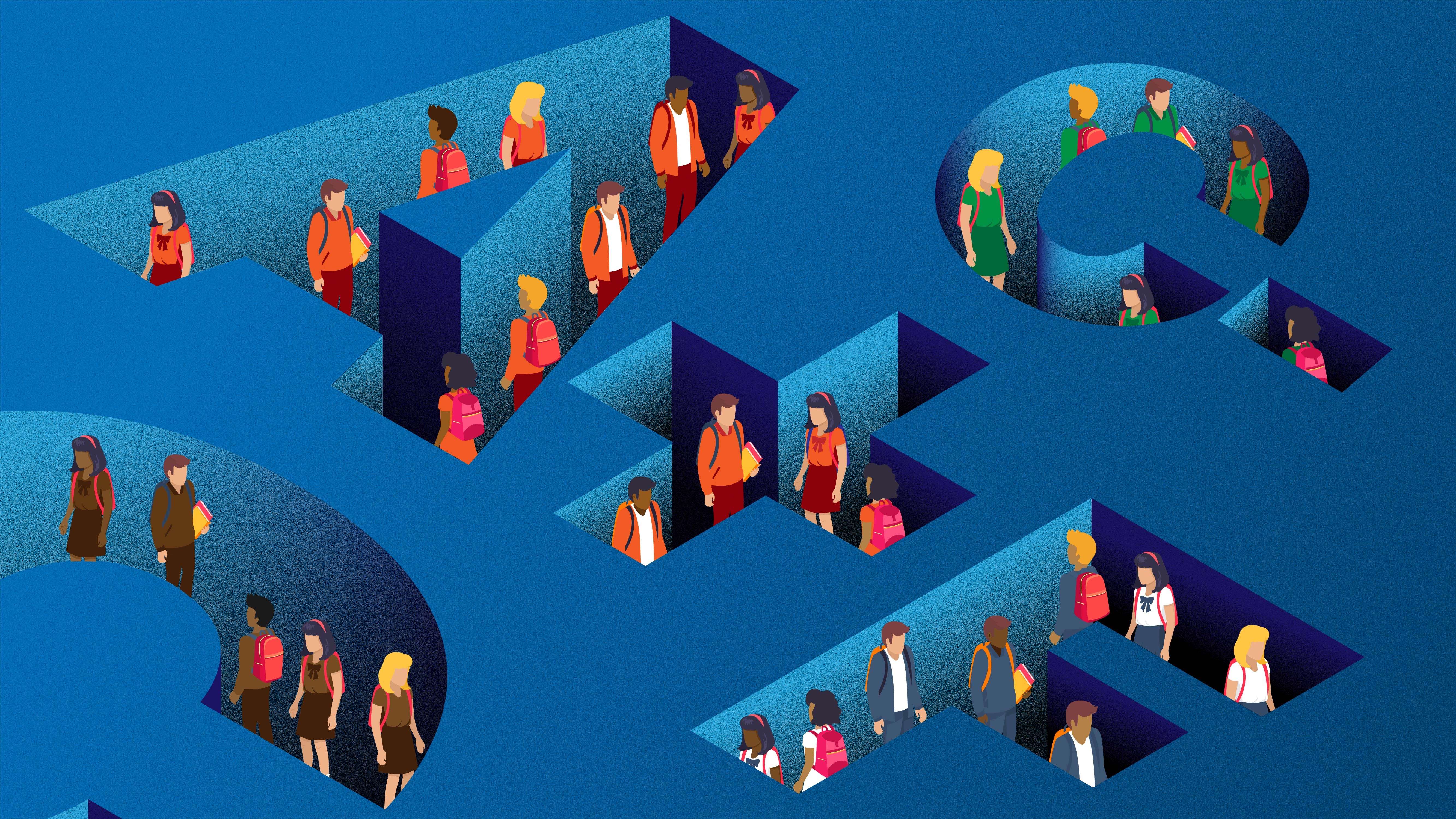 The Herald has analysed NCEA and UE data for all NZ secondary schools. Illustration / Paul Slater