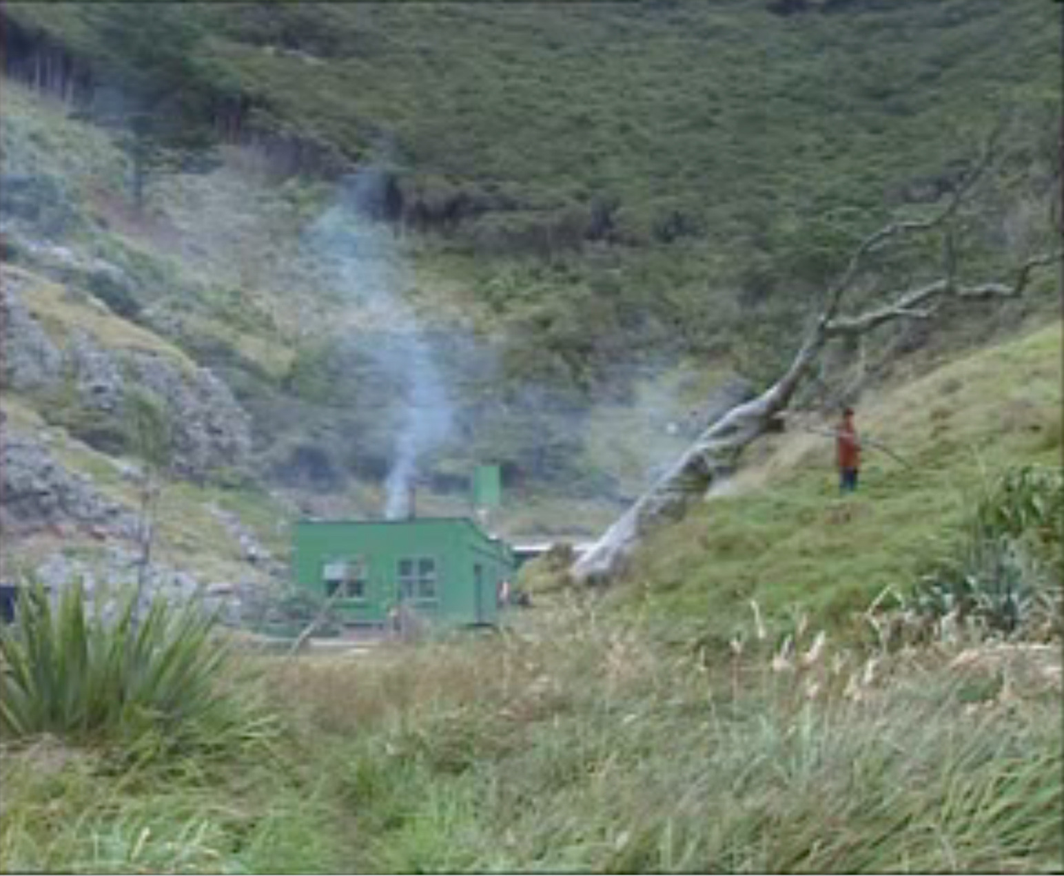 Stilll from the 1992 documentary Breaking The Barriers about the Whakapakari bootcamp directed by Bryan Norton for Living Pictures.