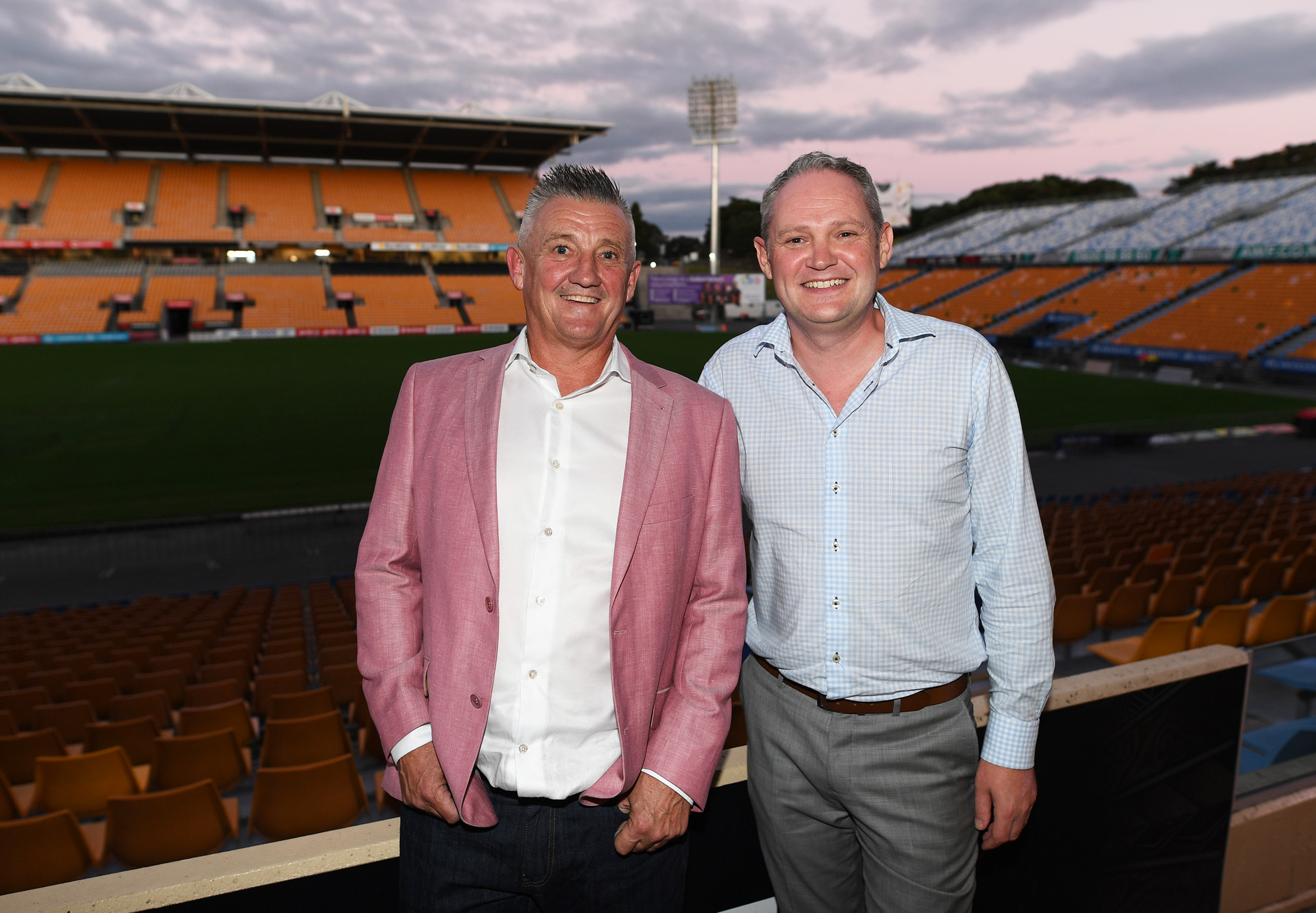 Mark Robinson and Rob Croot. Photo / Photosport