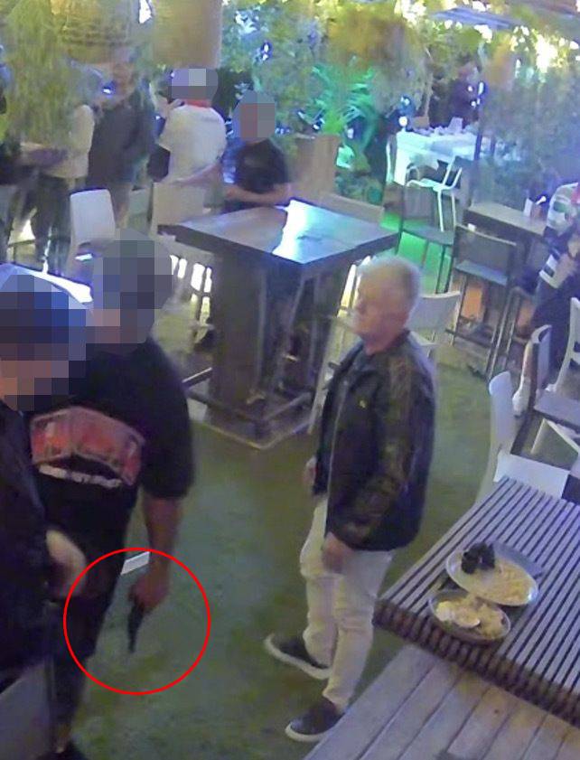 Auckland hospitality identity and former mayoral contender Leo Molloy has confronted a man who was allegedly wielding a gun after a fracas at his Viaduct bar Headquarters.
