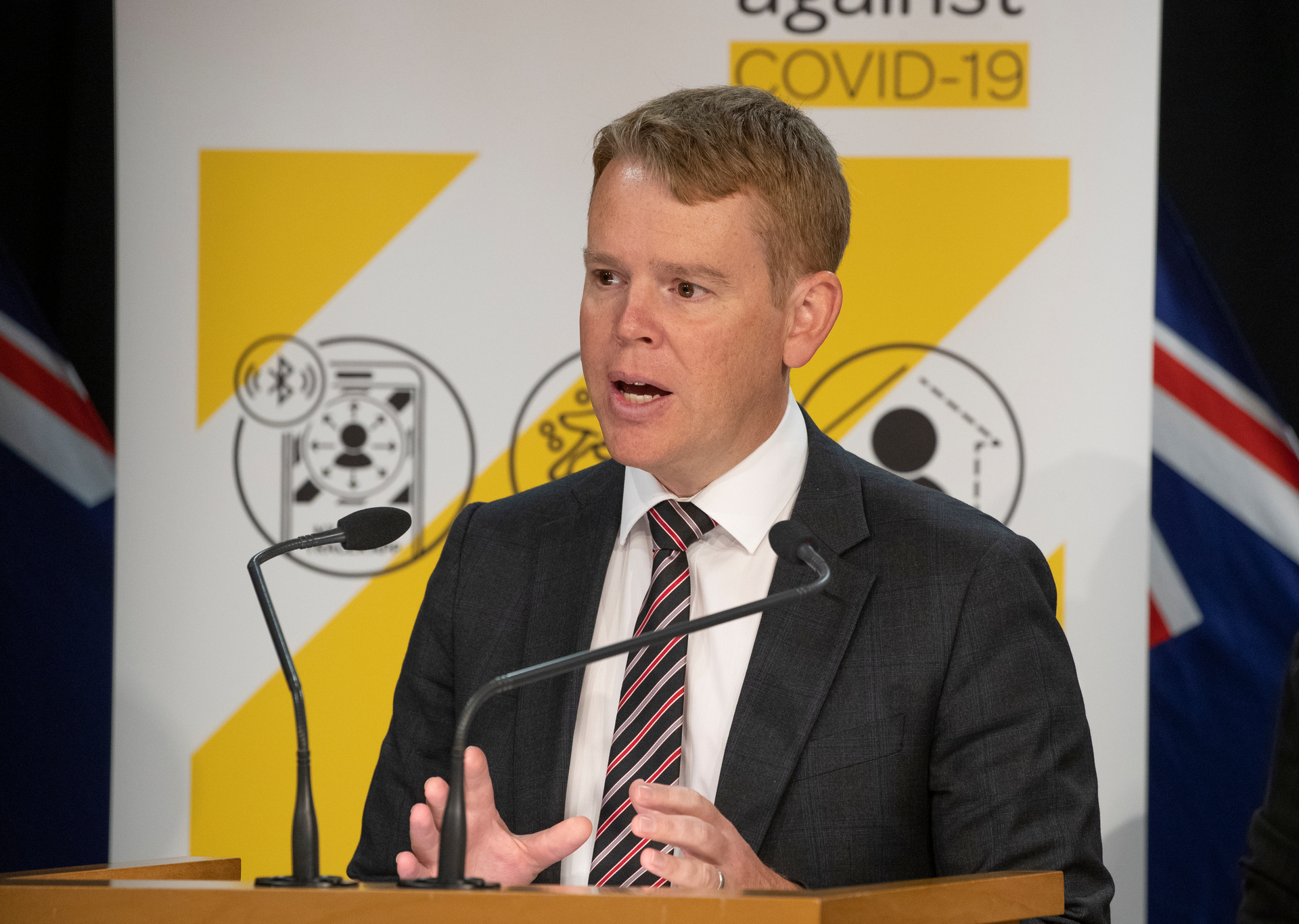 Education Minister Chris Hipkins said the unexpected event grade is intended to ensure students get the results they deserve. Photo / Mark Mitchell, File
