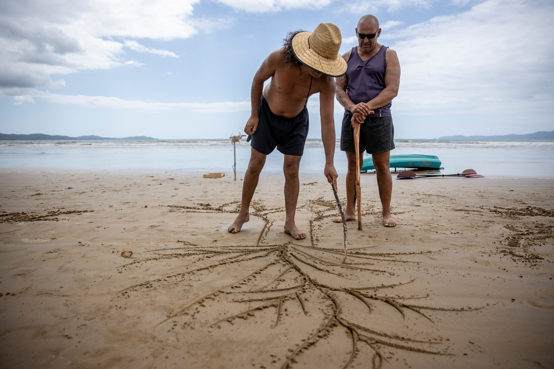 By his own account Te Ara Oranga counsellor Robin Oxborough, right, does things a little differently.