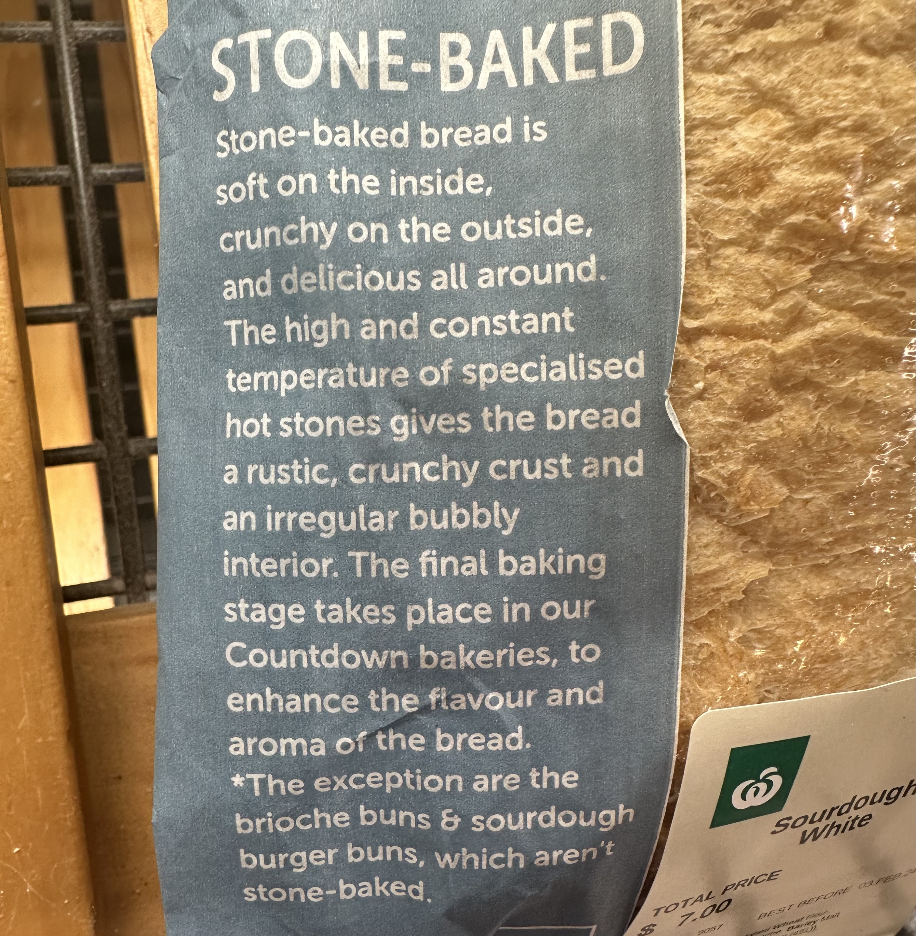 Wording on the packaging states the