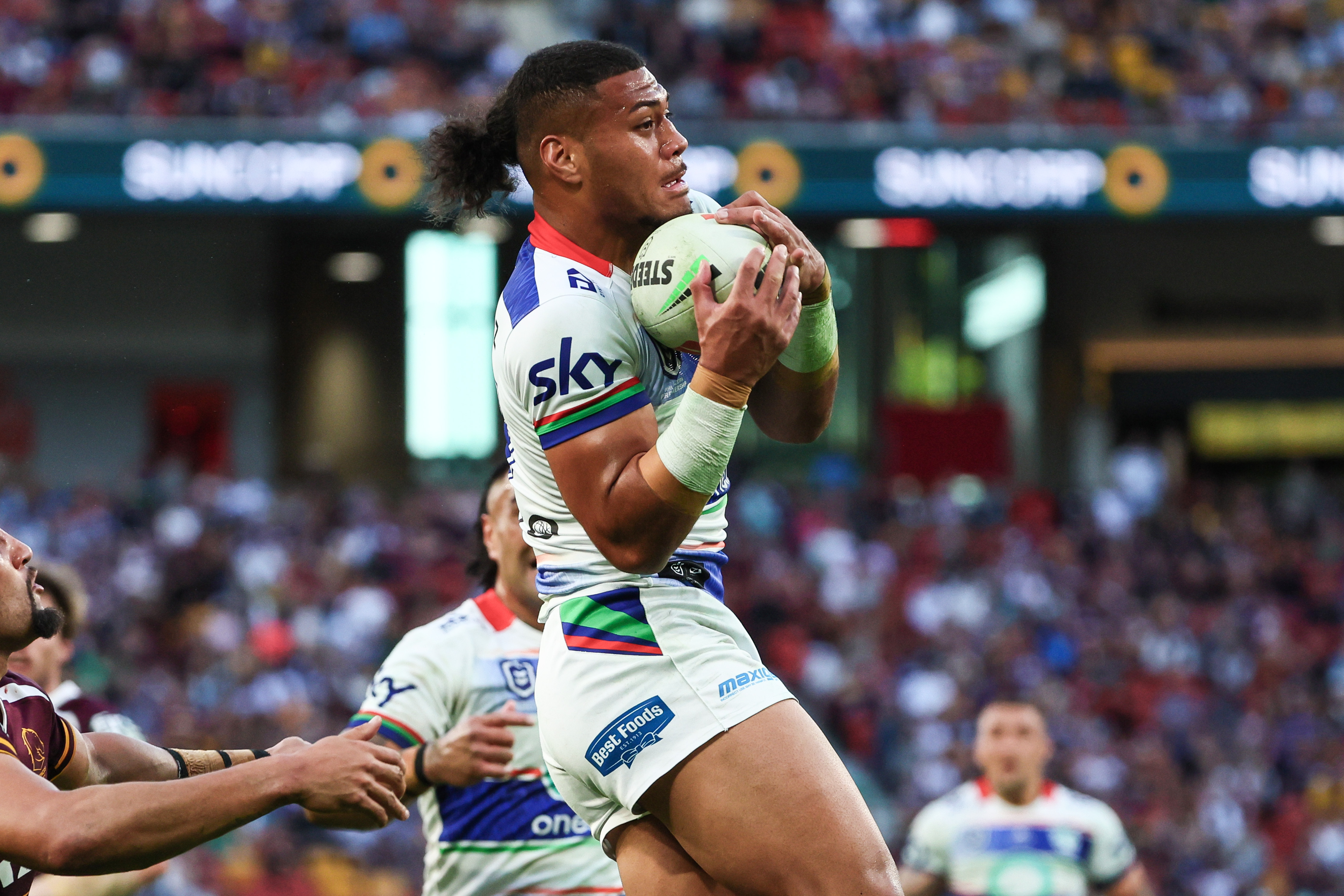 Leka Halasima in action for Warriors. Photo / Photosport