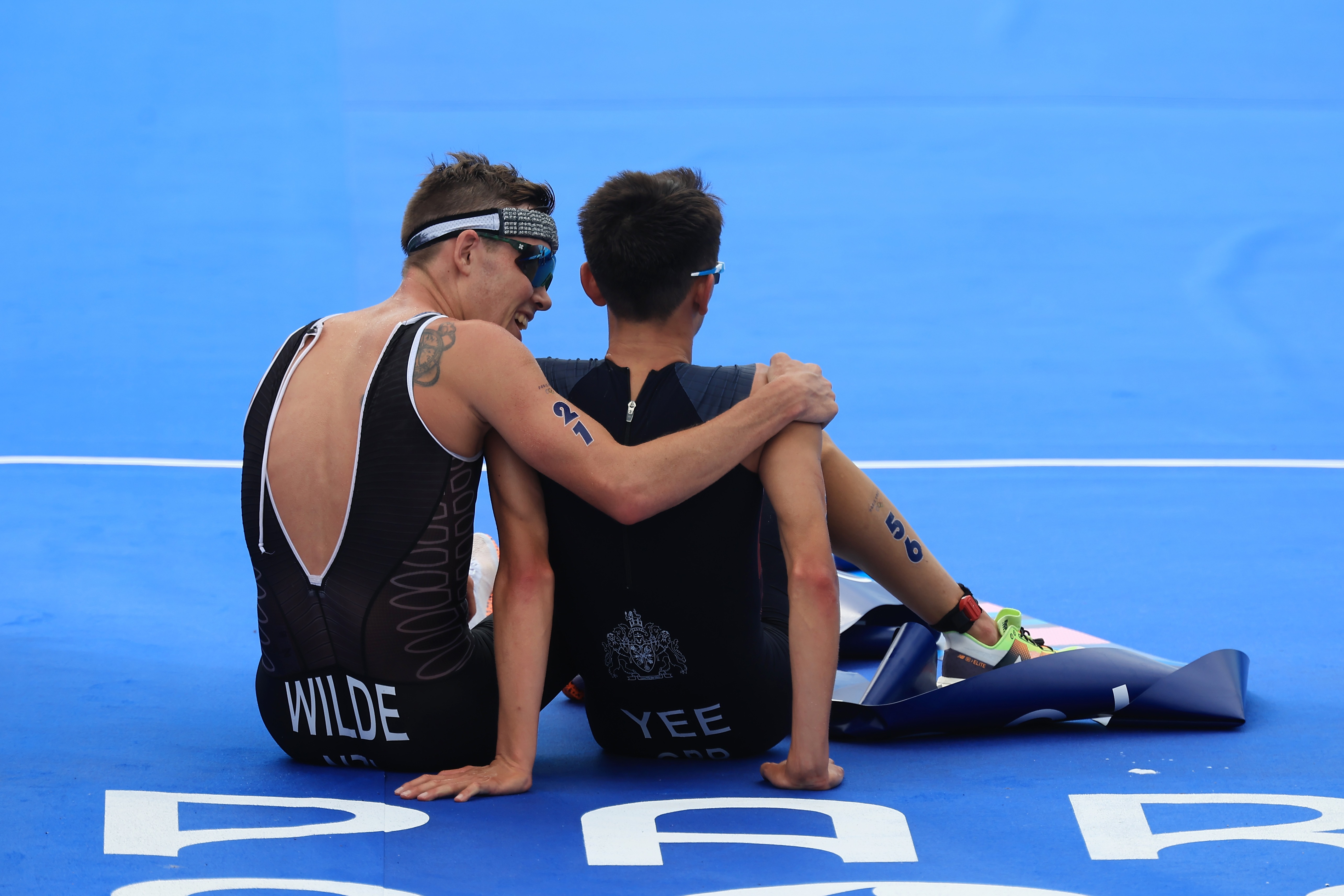 Hayden Wilde from New Zealand finishes with silver in the men’s triathlon at the Paris Olympics. Photo / Iain McGregor